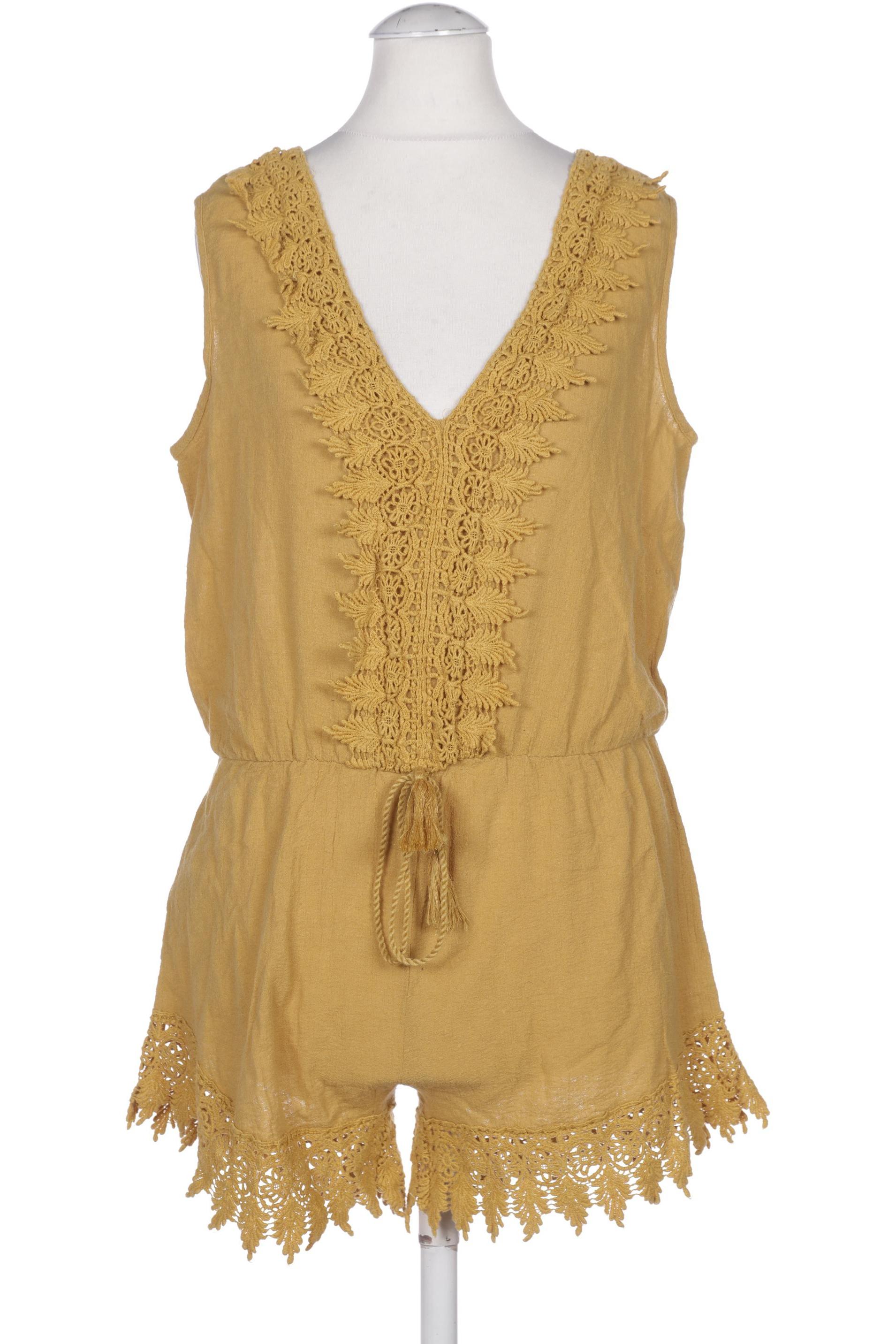 

Mango Damen Jumpsuit/Overall, beige, Gr. 36