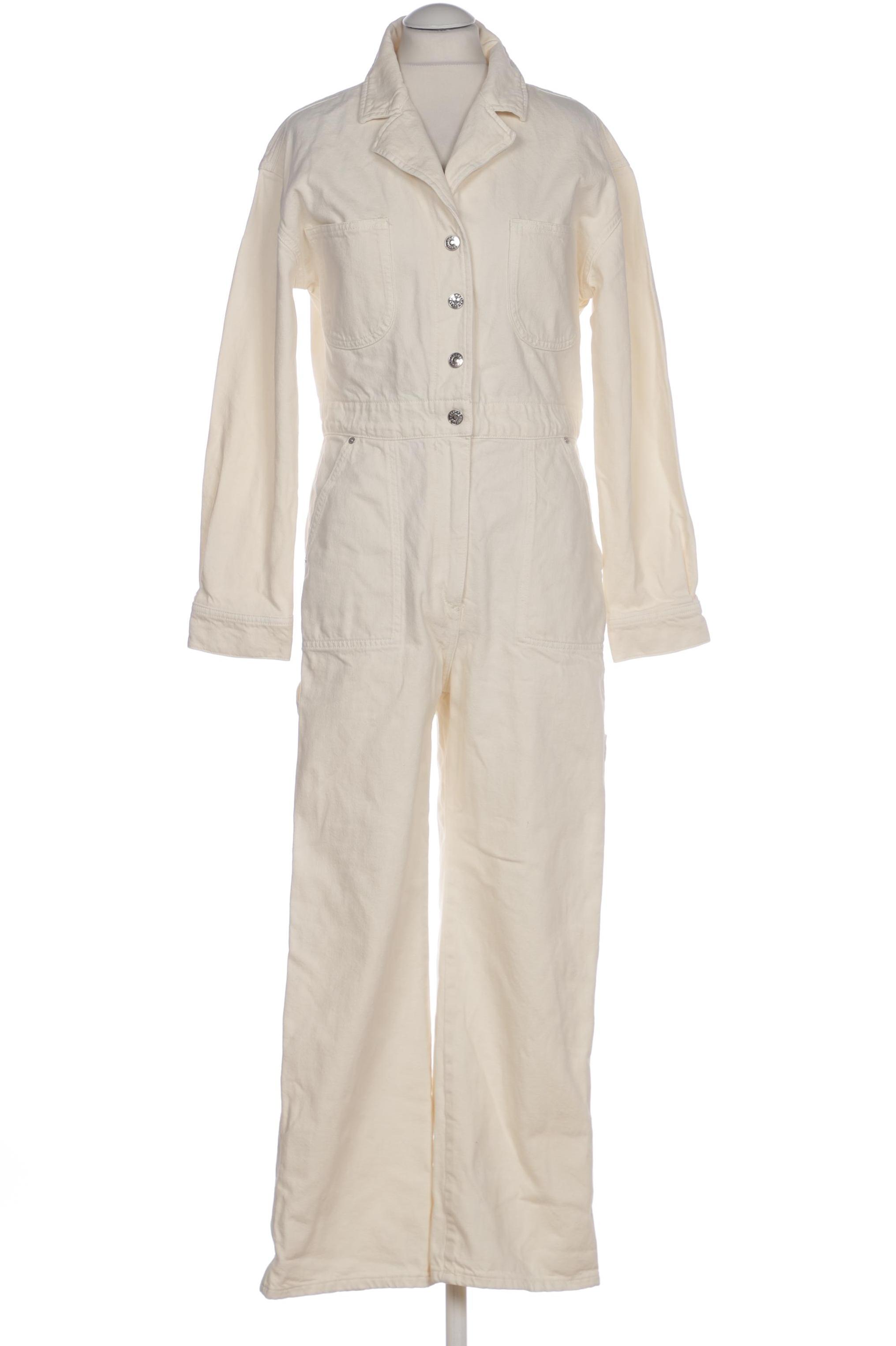 

Mango Damen Jumpsuit/Overall, cremeweiß, Gr. 38