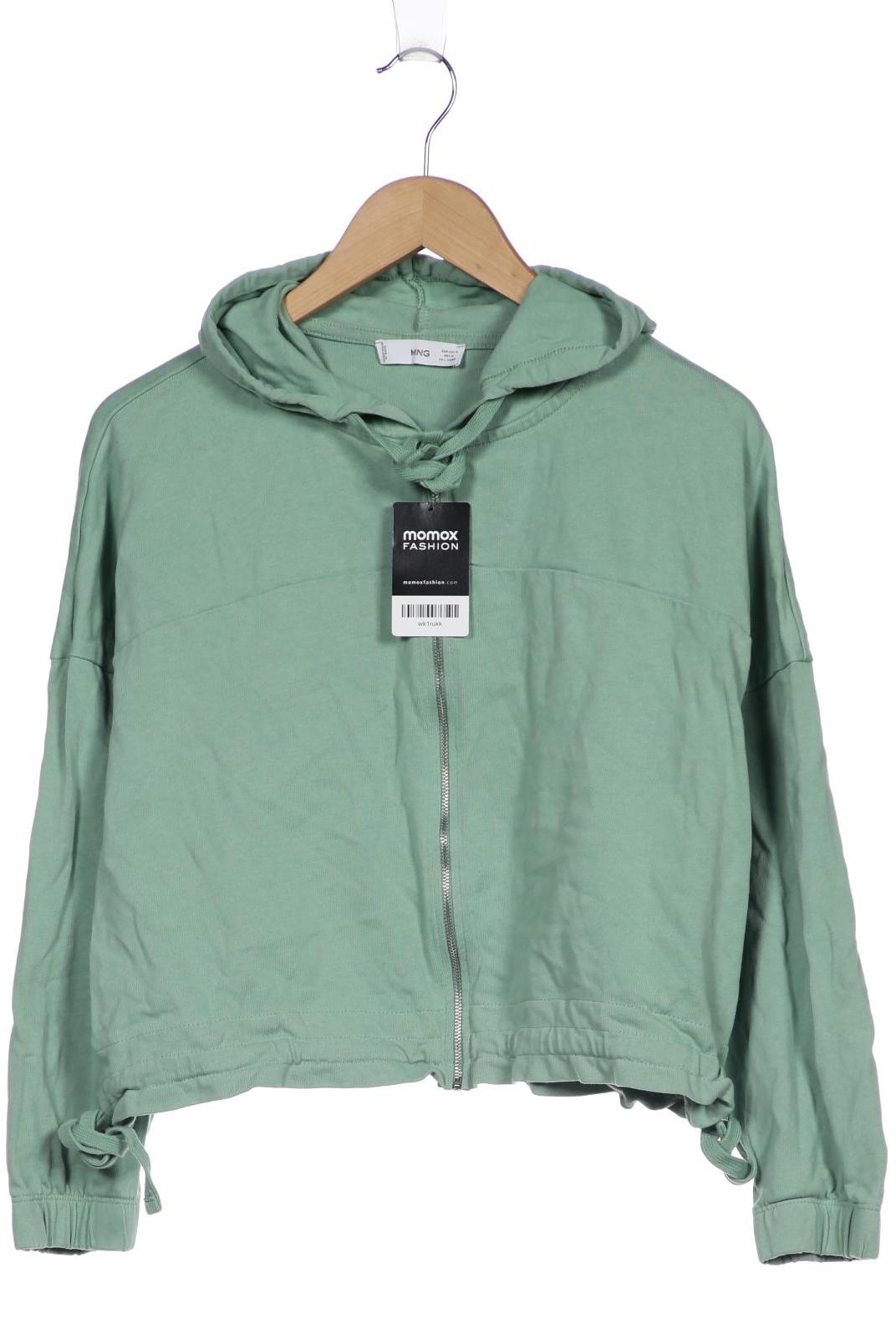 

Mango Damen Kapuzenpullover, hellgrün, Gr. 38