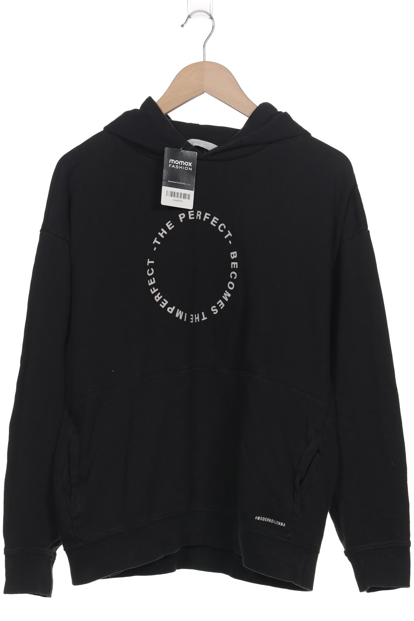 

Mango Damen Kapuzenpullover, schwarz, Gr. 38