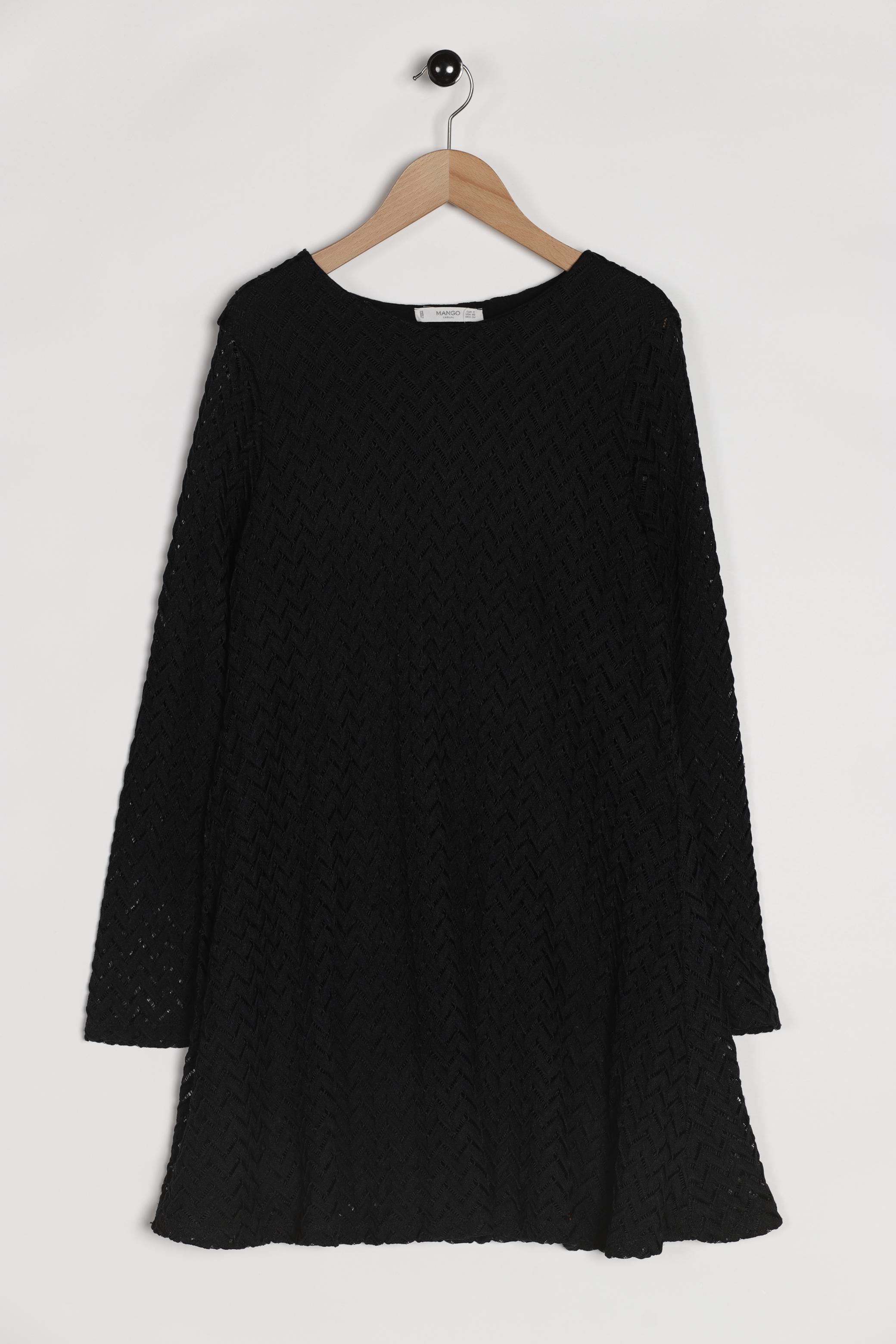 

MANGO Damen Kleid, schwarz