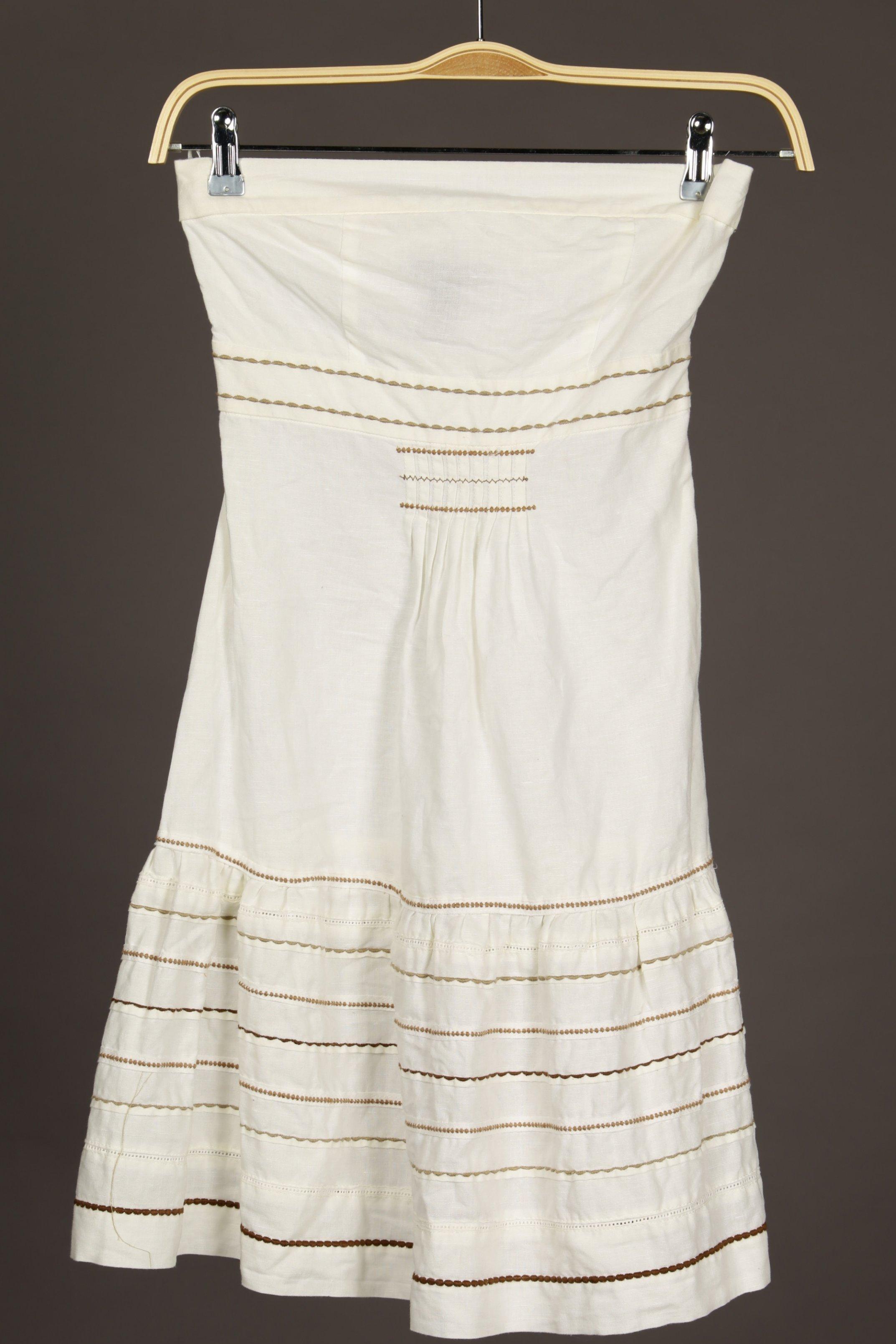 

Mango Damen Kleid, beige, Gr. 34