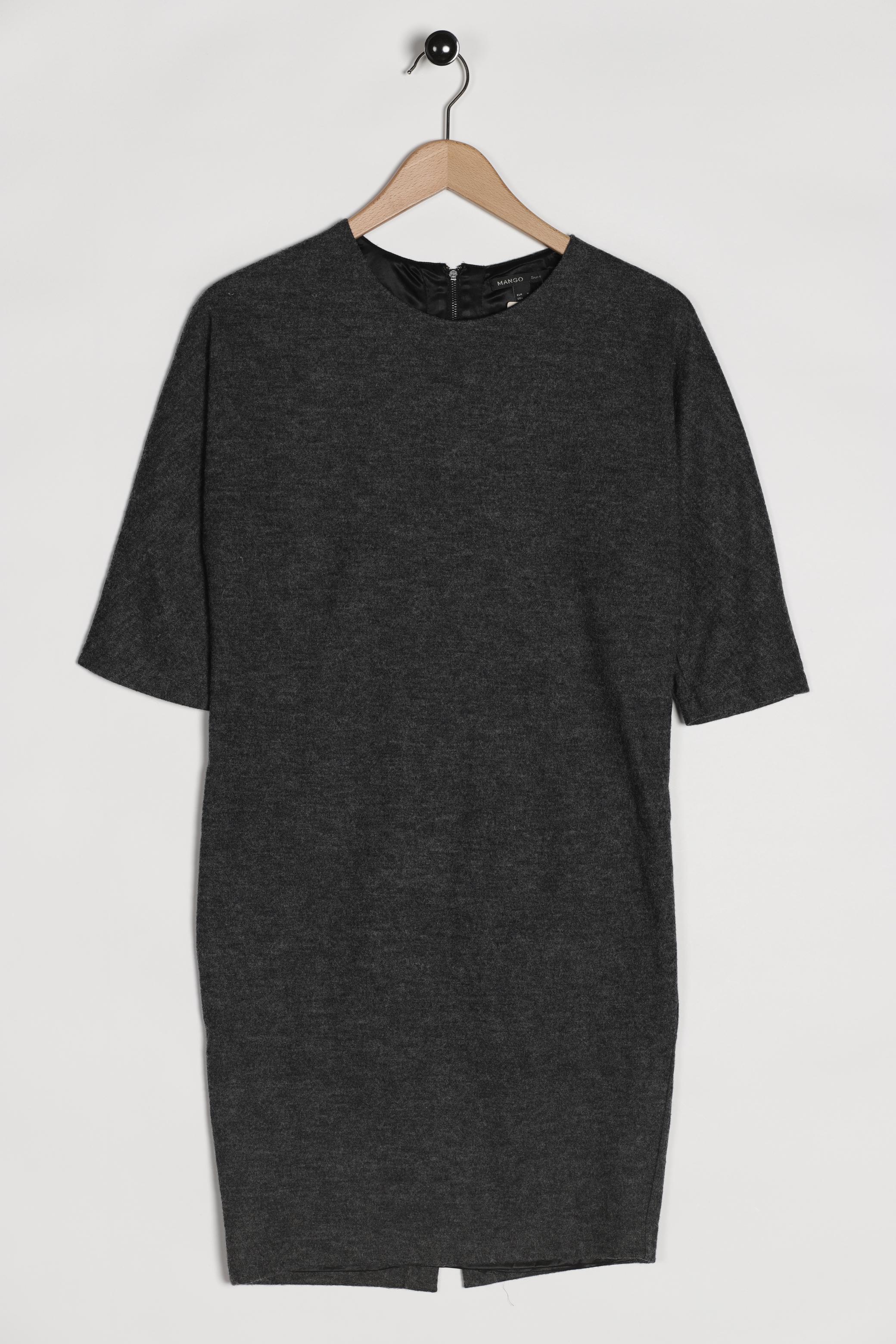 

Mango Damen Kleid, grau, Gr. 38