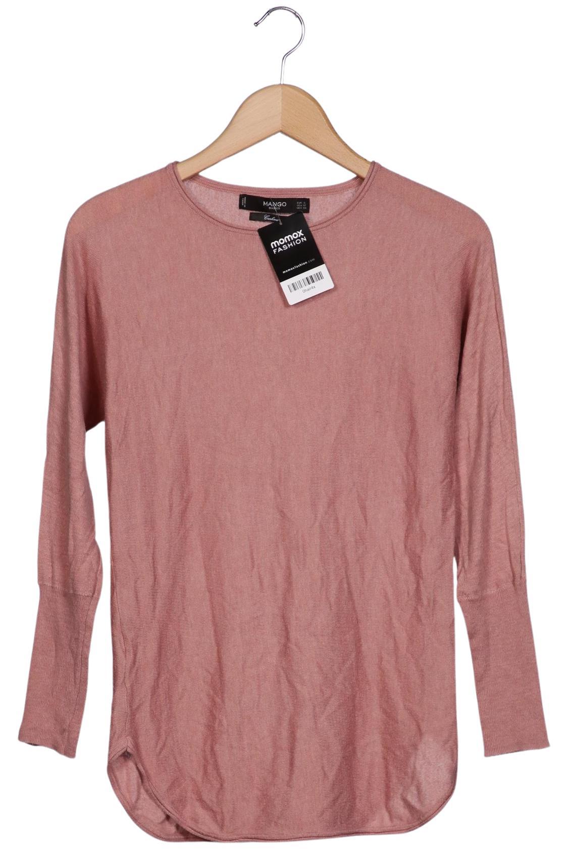 

Mango Damen Langarmshirt, pink, Gr. 36