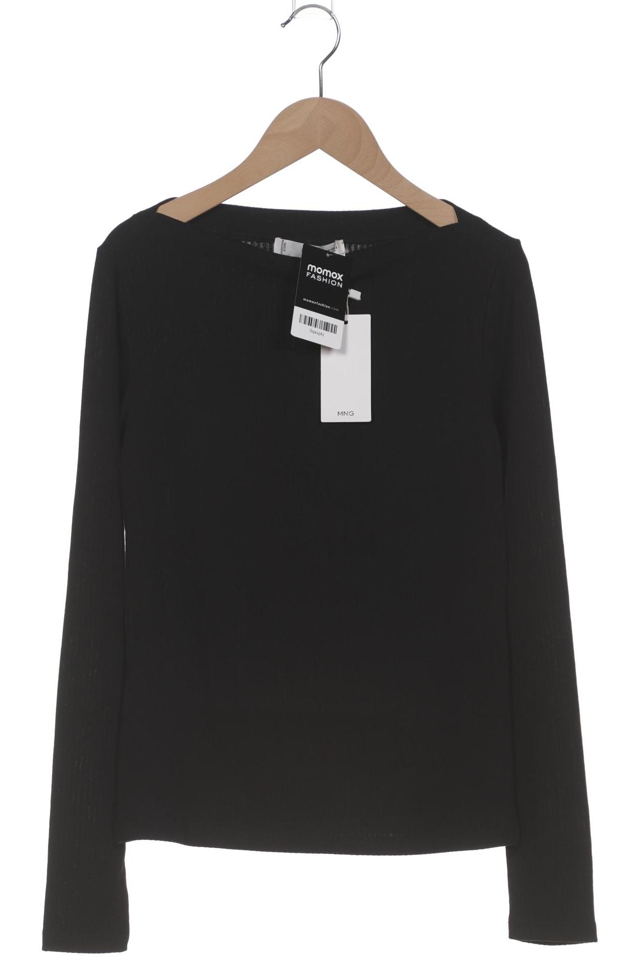 

Mango Damen Langarmshirt, schwarz, Gr. 36