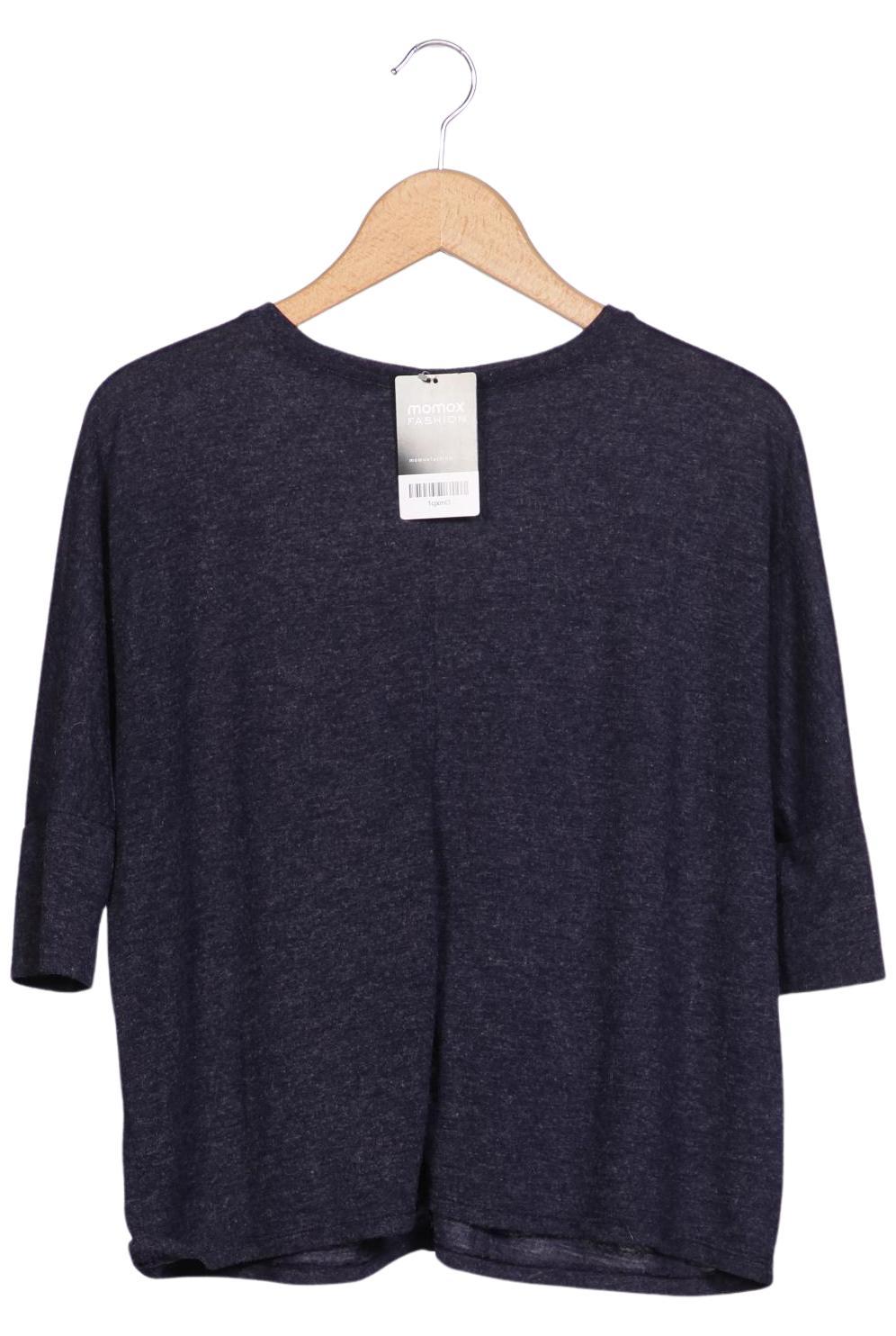 

Mango Damen Langarmshirt, marineblau, Gr. 36