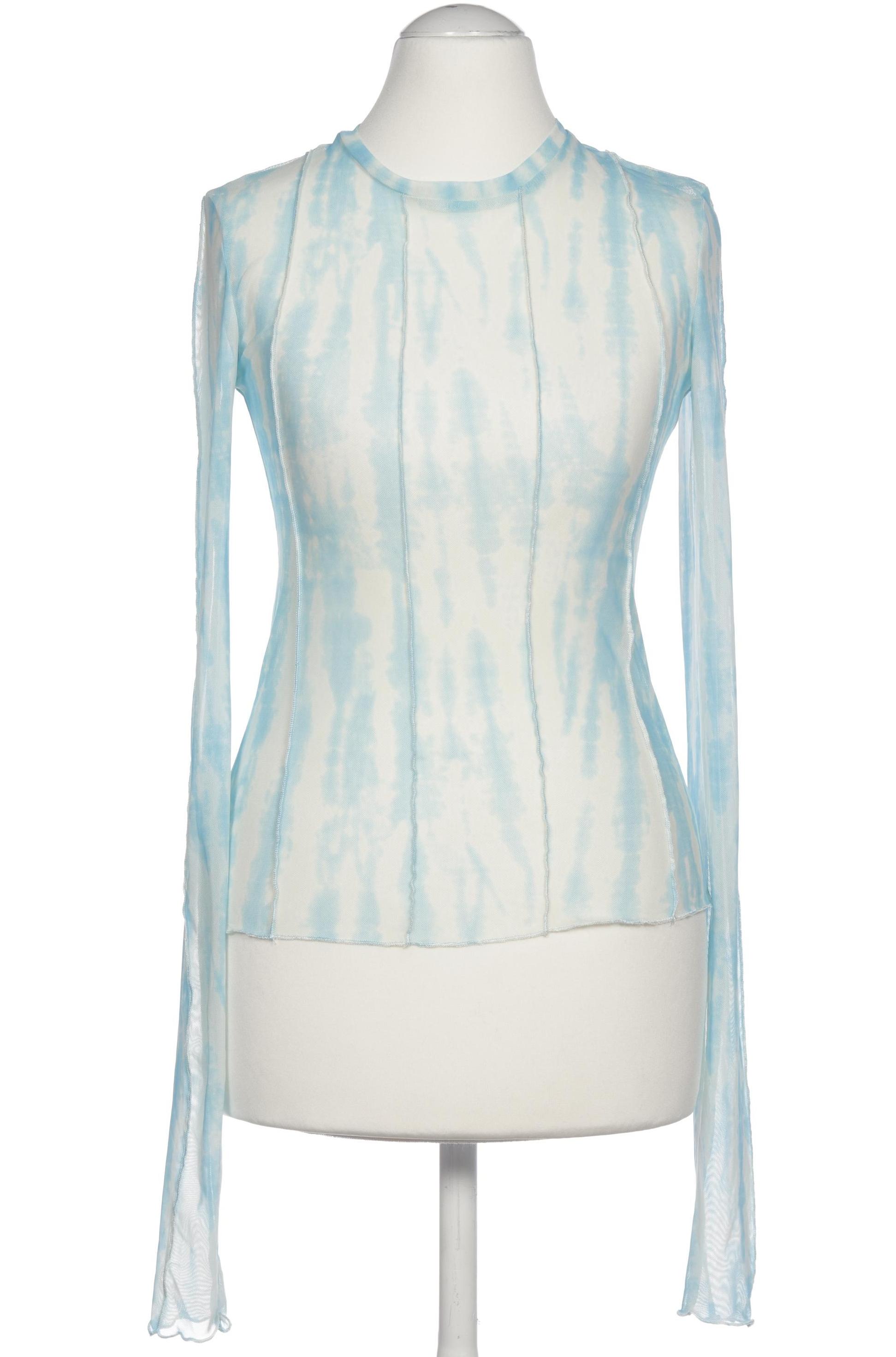 

Mango Damen Langarmshirt, hellblau, Gr. 36