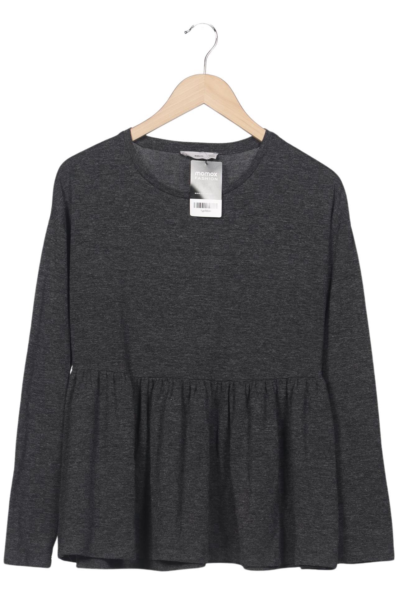 

Mango Damen Langarmshirt, grau, Gr. 42