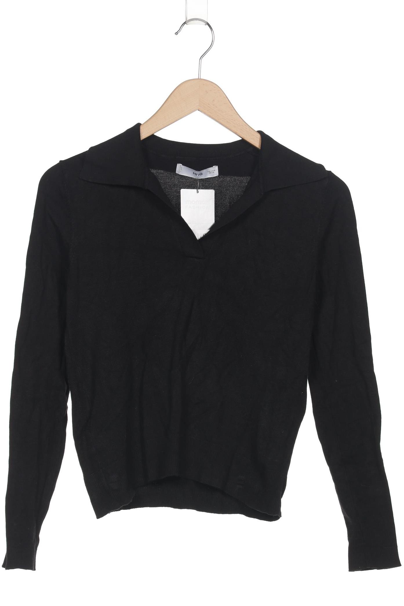 

Mango Damen Langarmshirt, schwarz, Gr. 38