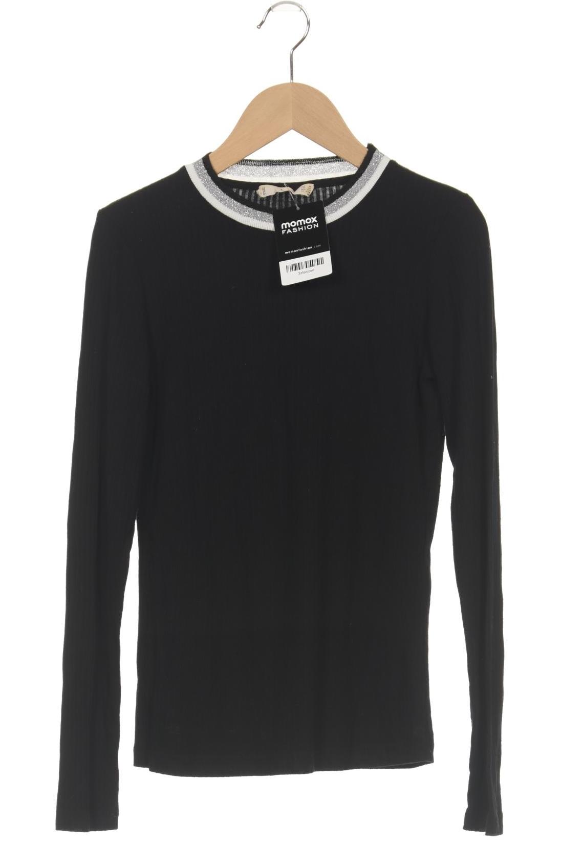 

Mango Damen Langarmshirt, schwarz, Gr. 34