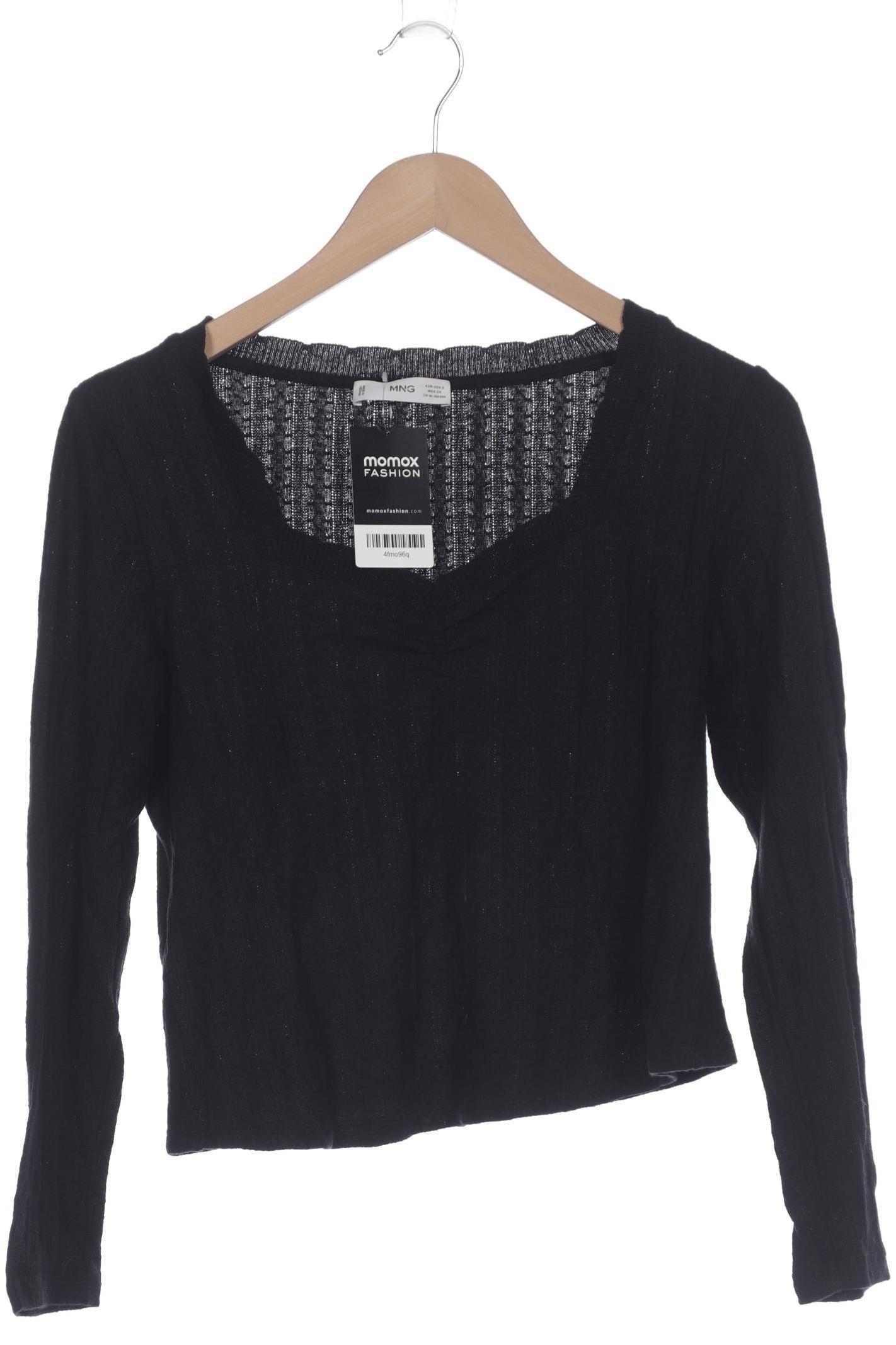 

Mango Damen Langarmshirt, schwarz, Gr. 36