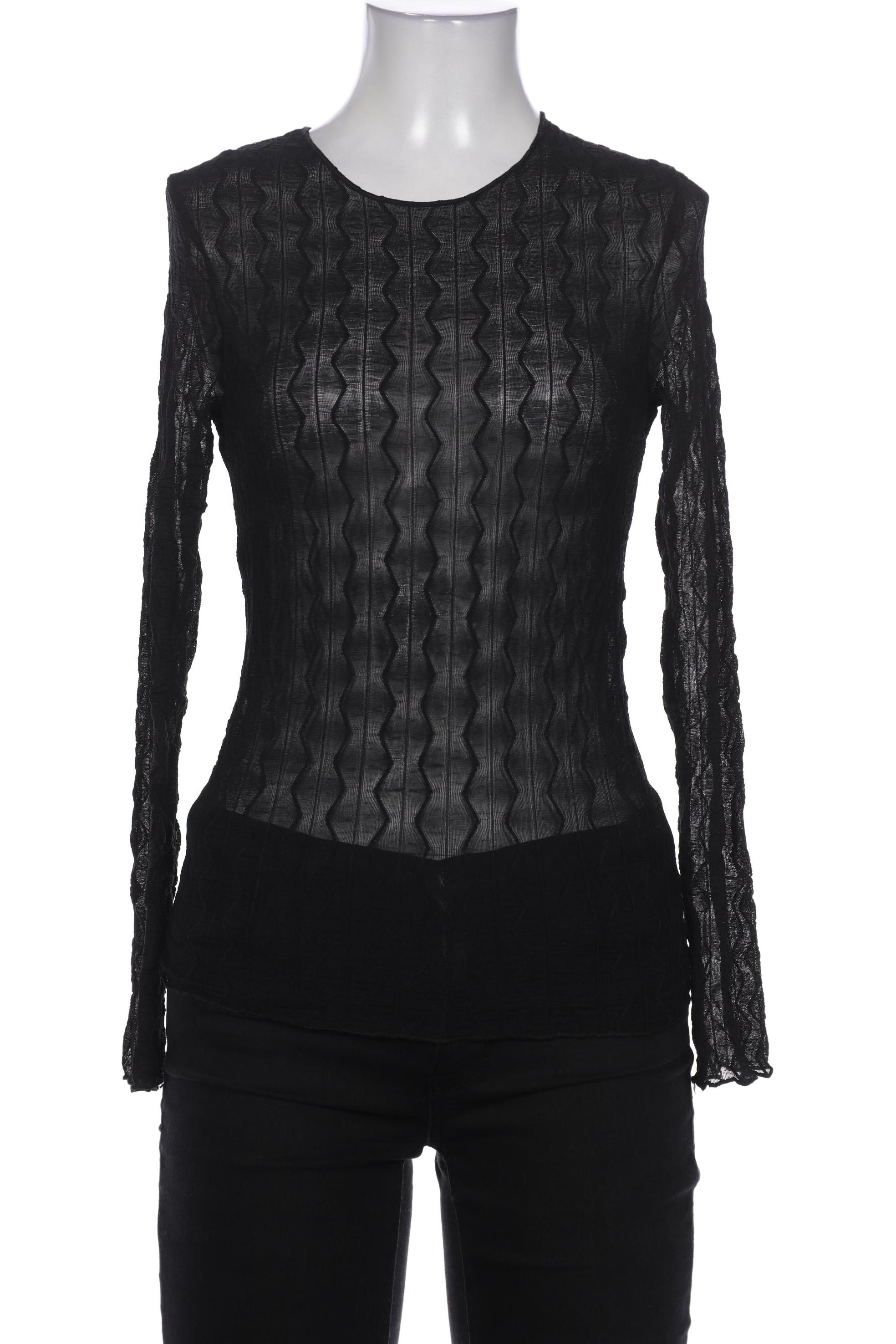 

Mango Damen Langarmshirt, schwarz, Gr. 36