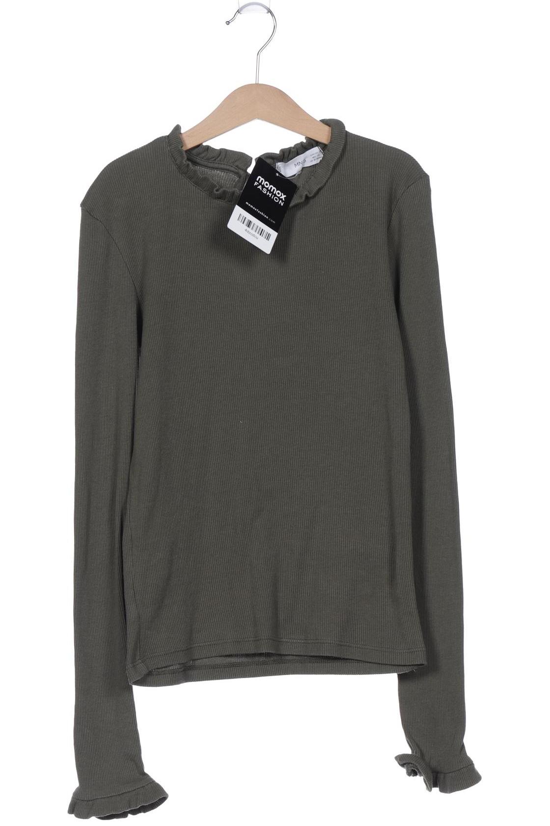 

Mango Damen Langarmshirt, grün, Gr. 36