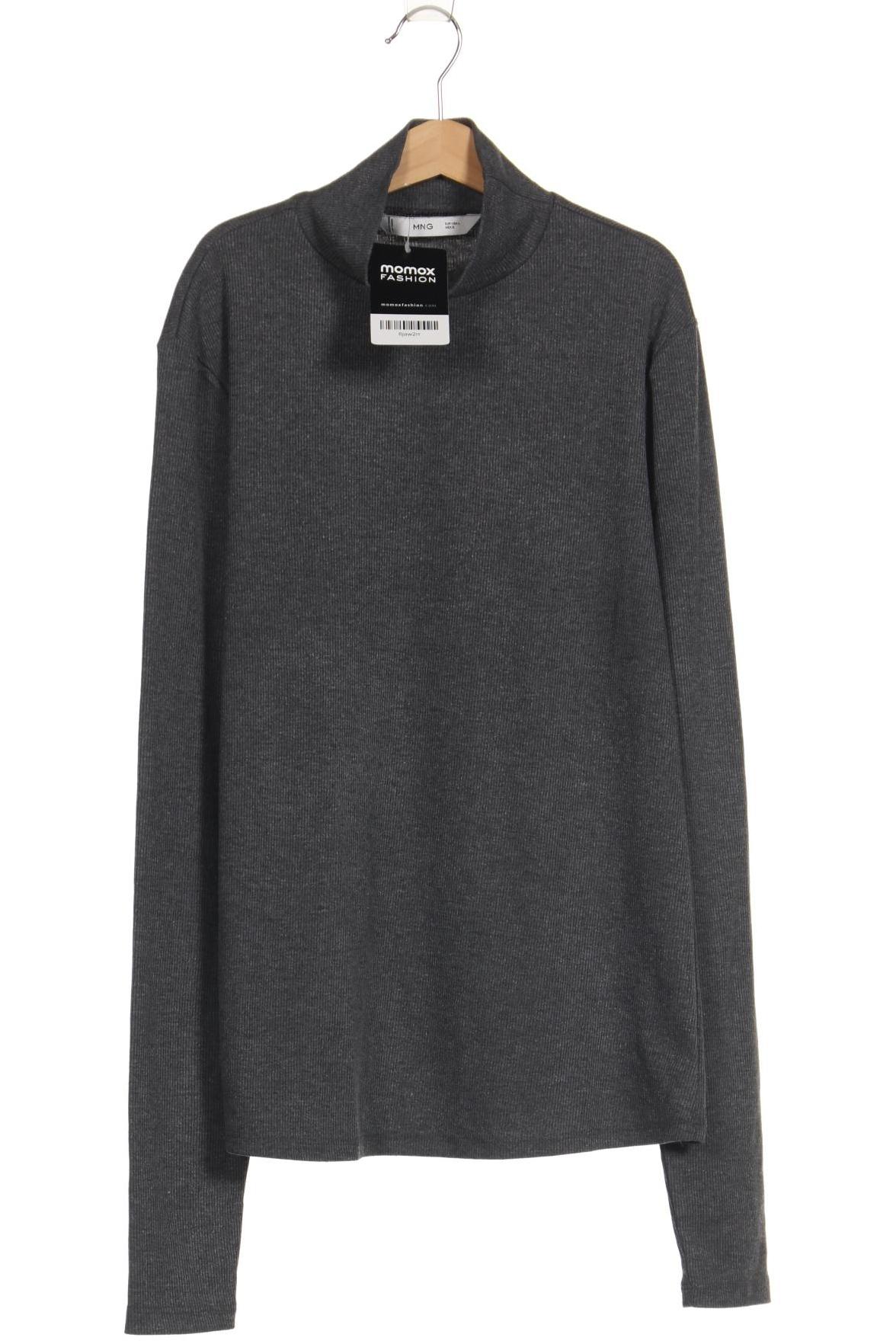 

Mango Damen Langarmshirt, grau, Gr. 42