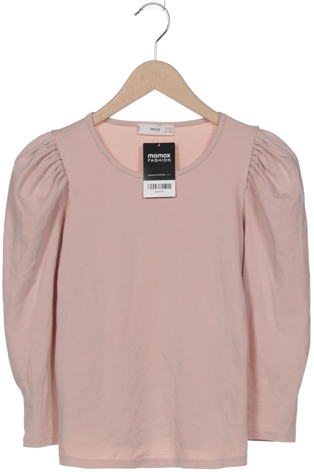 

Mango Damen Langarmshirt, pink, Gr. 34