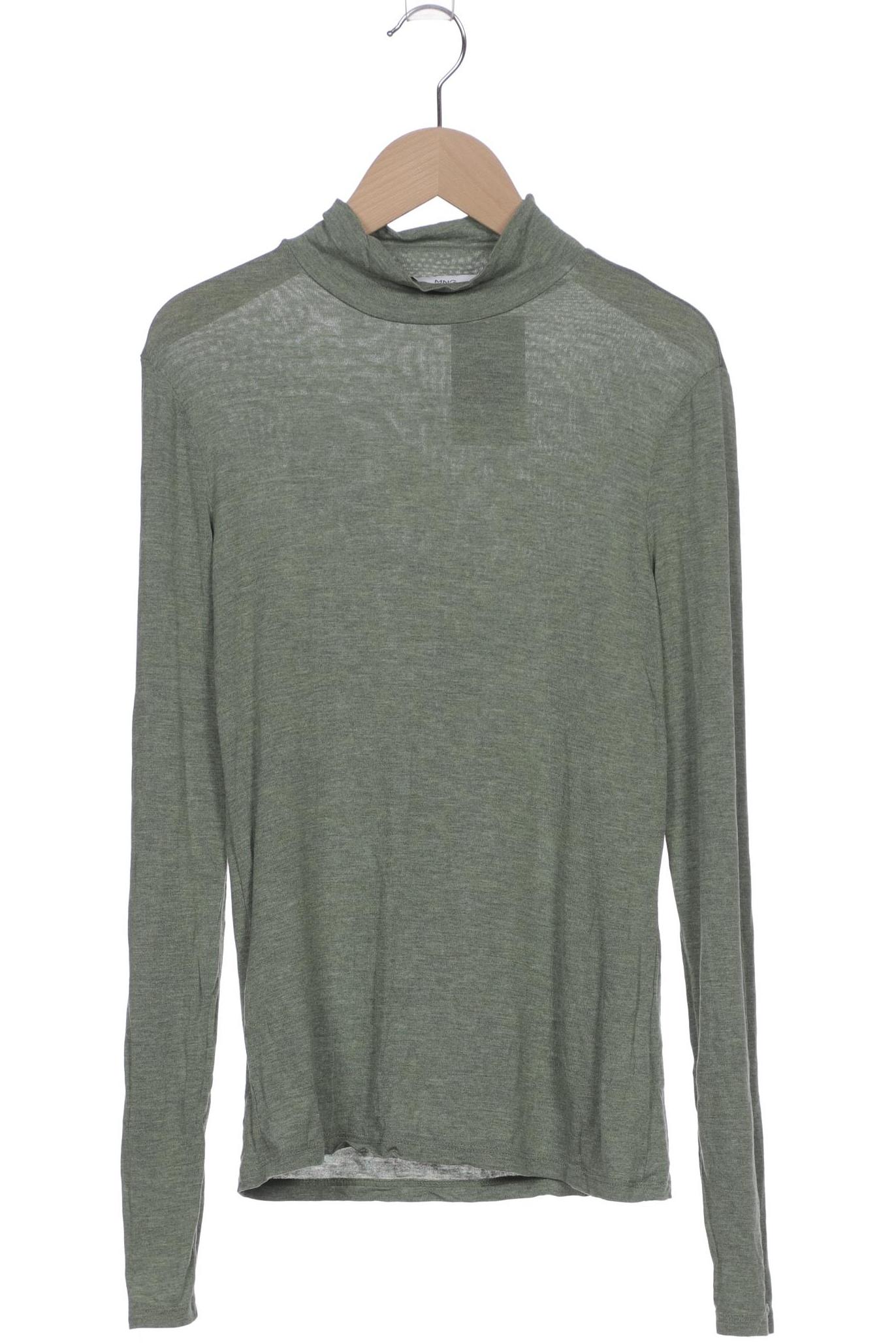 

Mango Damen Langarmshirt, grün, Gr. 38