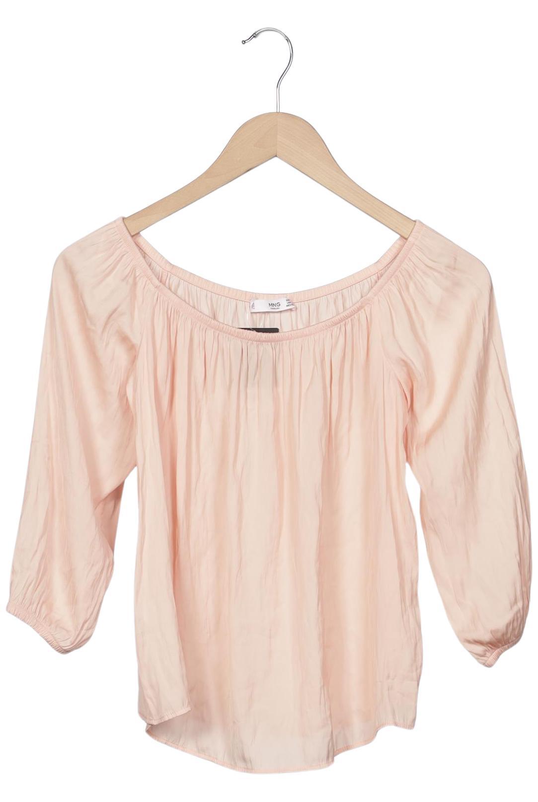 

Mango Damen Langarmshirt, pink, Gr. 34