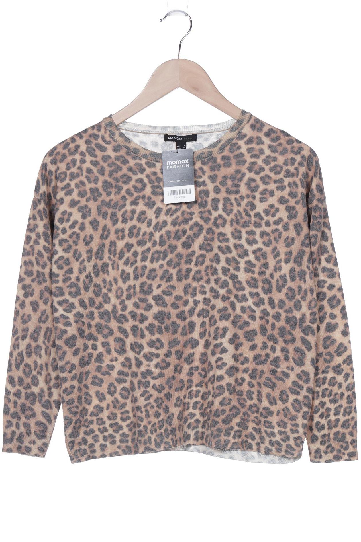 

Mango Damen Langarmshirt, beige, Gr. 36