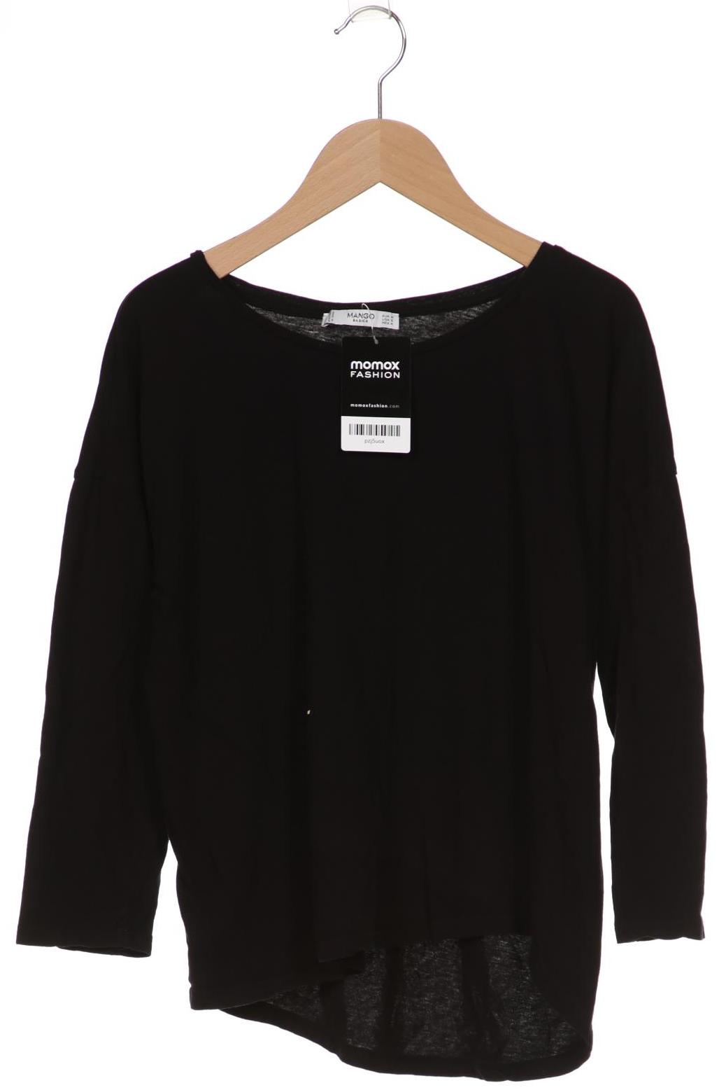 

MANGO Damen Langarmshirt, schwarz