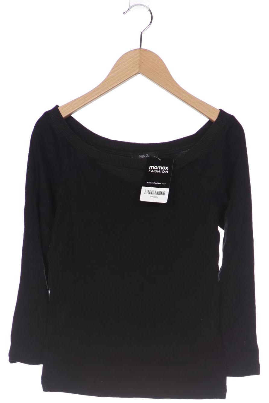 

MANGO Damen Langarmshirt, schwarz