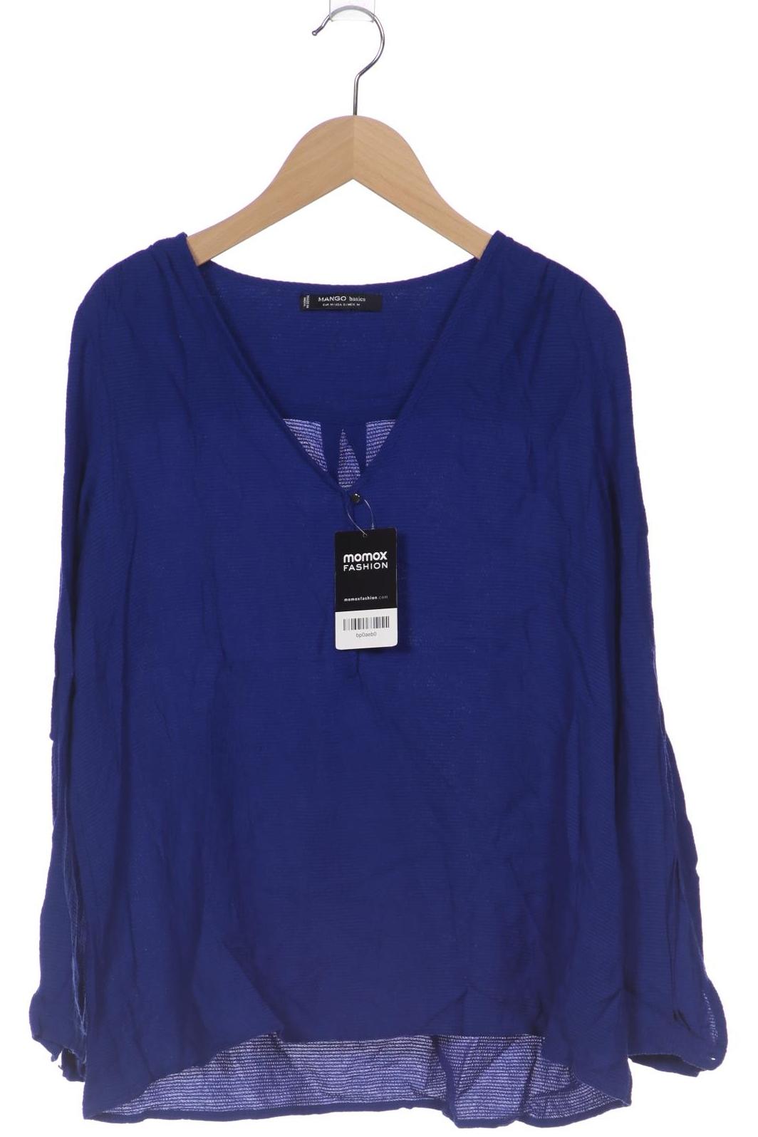 

Mango Damen Langarmshirt, marineblau, Gr. 38