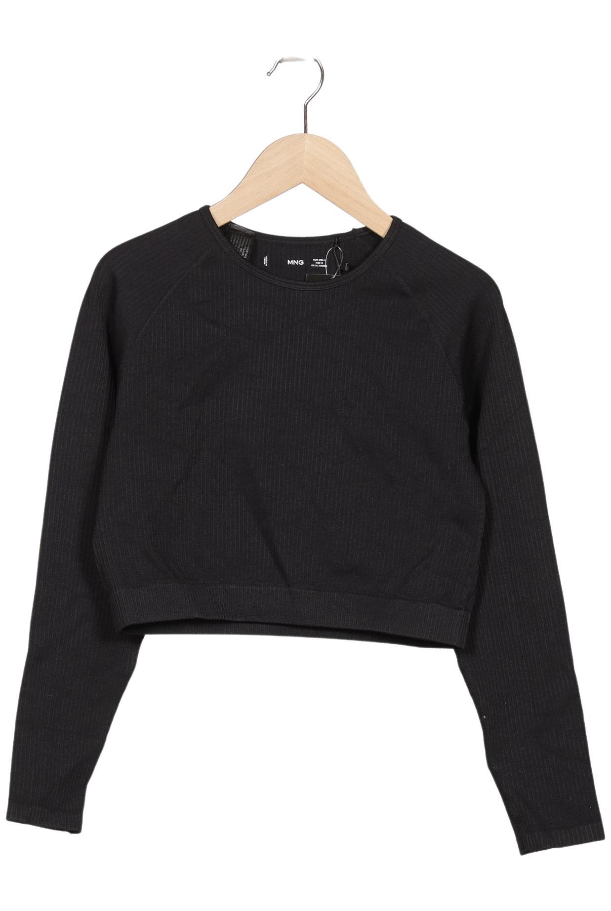 

Mango Damen Langarmshirt, schwarz, Gr. 42