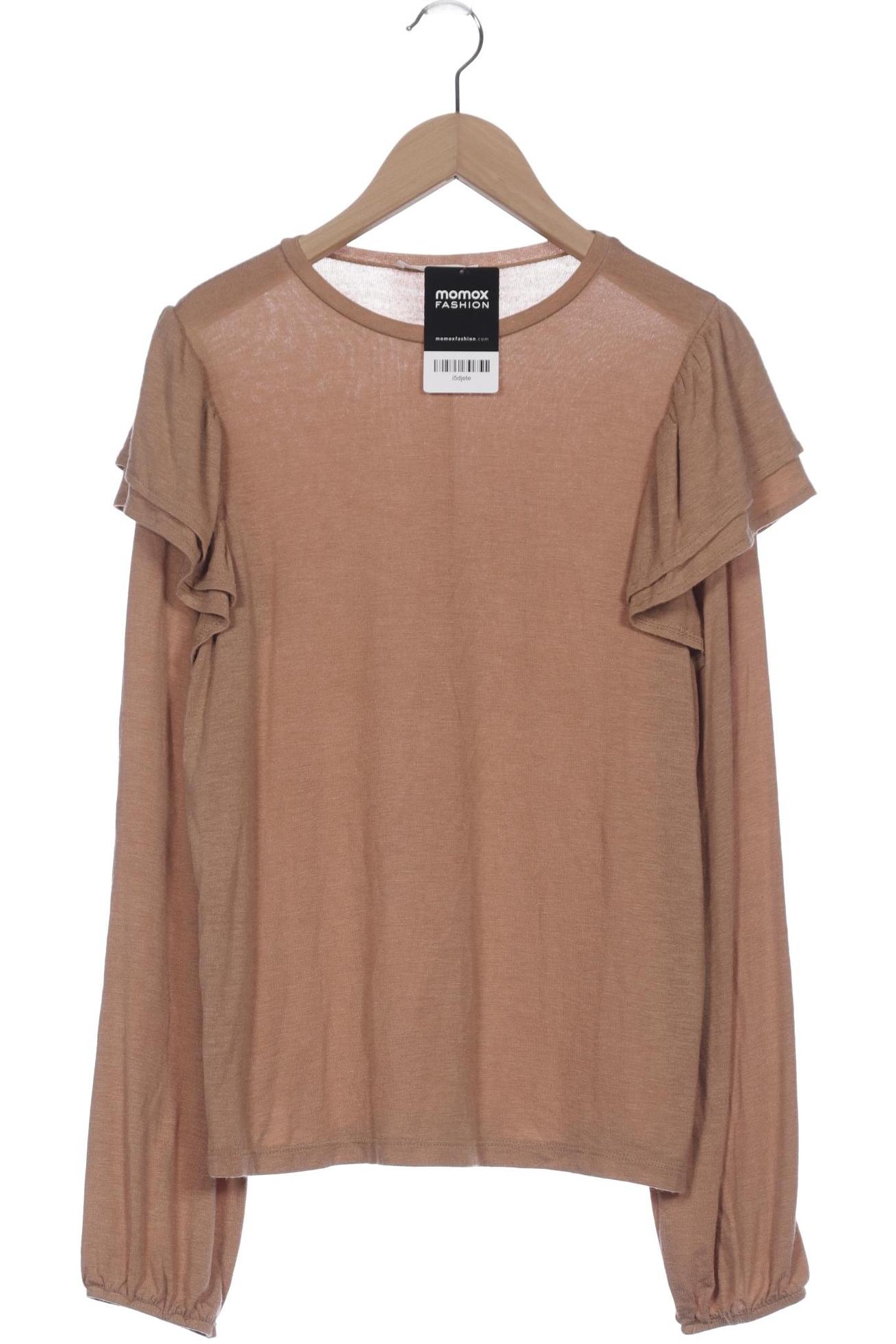 

Mango Damen Langarmshirt, braun, Gr. 34