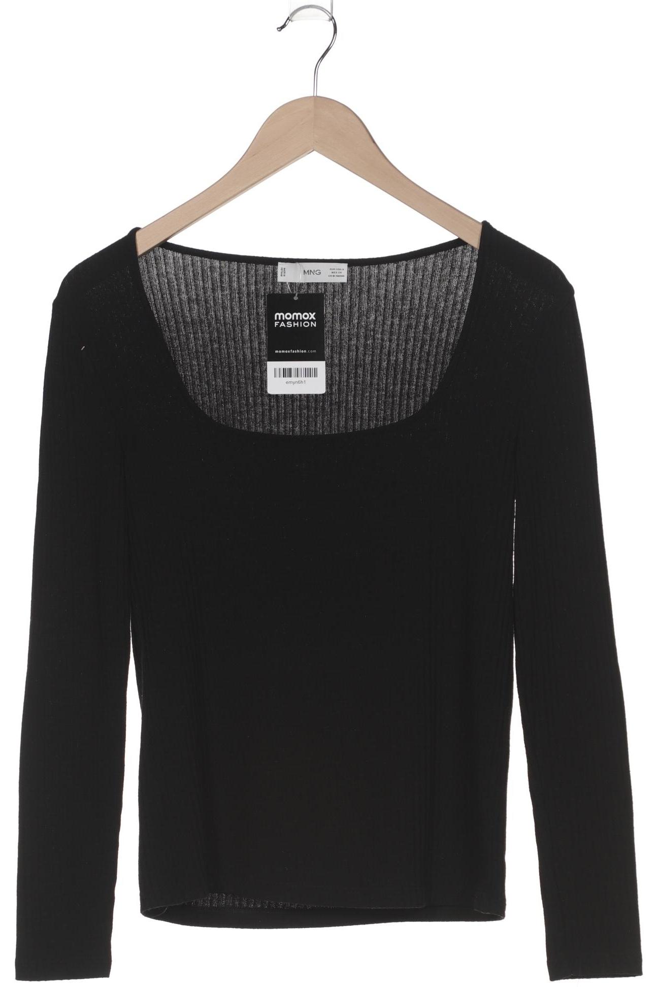

Mango Damen Langarmshirt, schwarz, Gr. 36