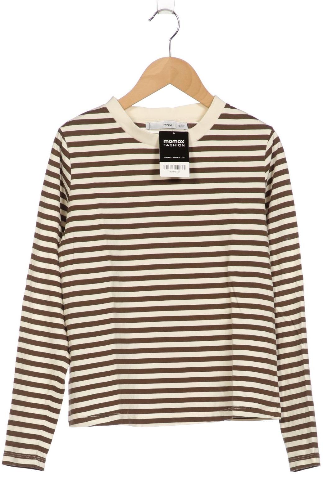 

Mango Damen Langarmshirt, braun, Gr. 34