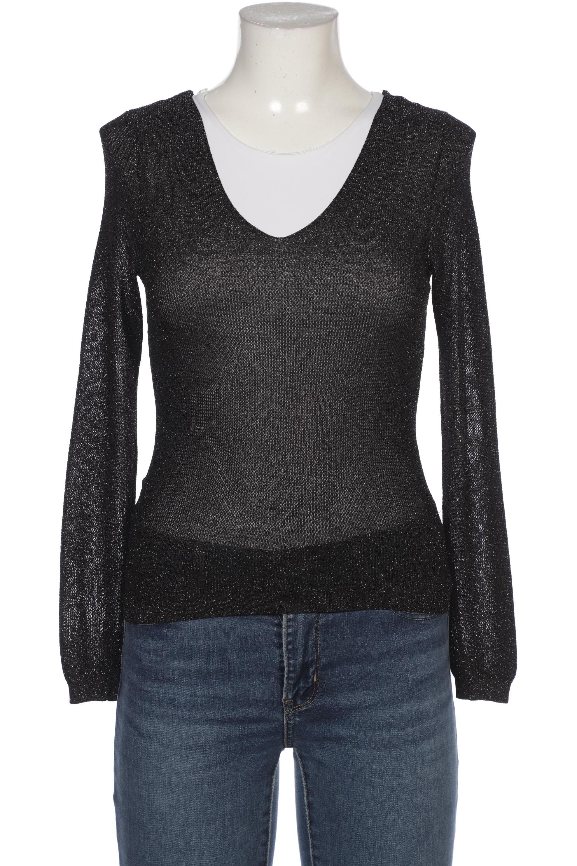 

Mango Damen Langarmshirt, schwarz, Gr. 36