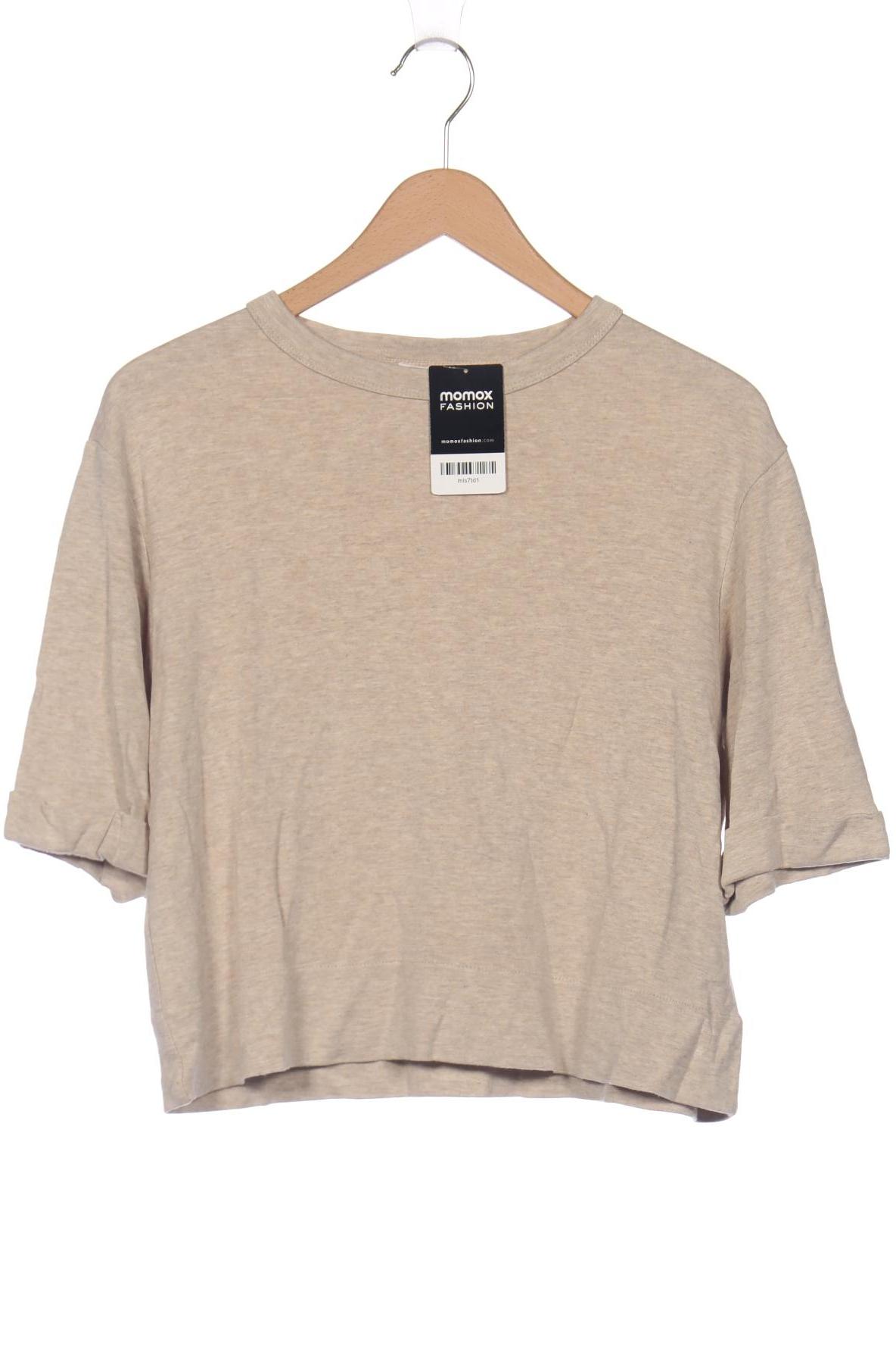 

Mango Damen Langarmshirt, beige, Gr. 36