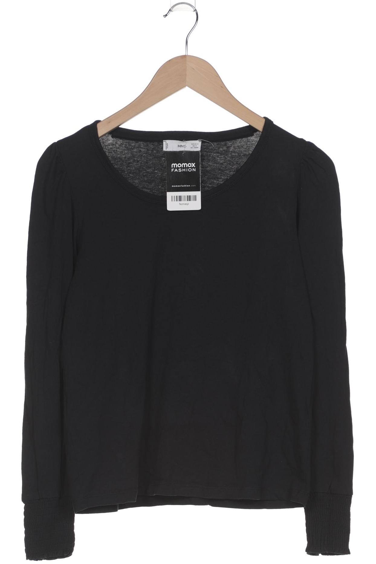

Mango Damen Langarmshirt, schwarz, Gr. 38