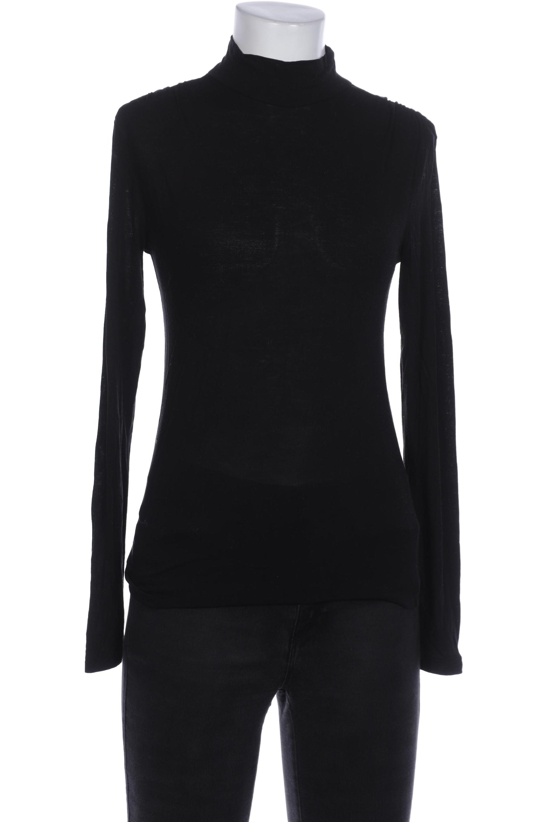 

Mango Damen Langarmshirt, schwarz, Gr. 36