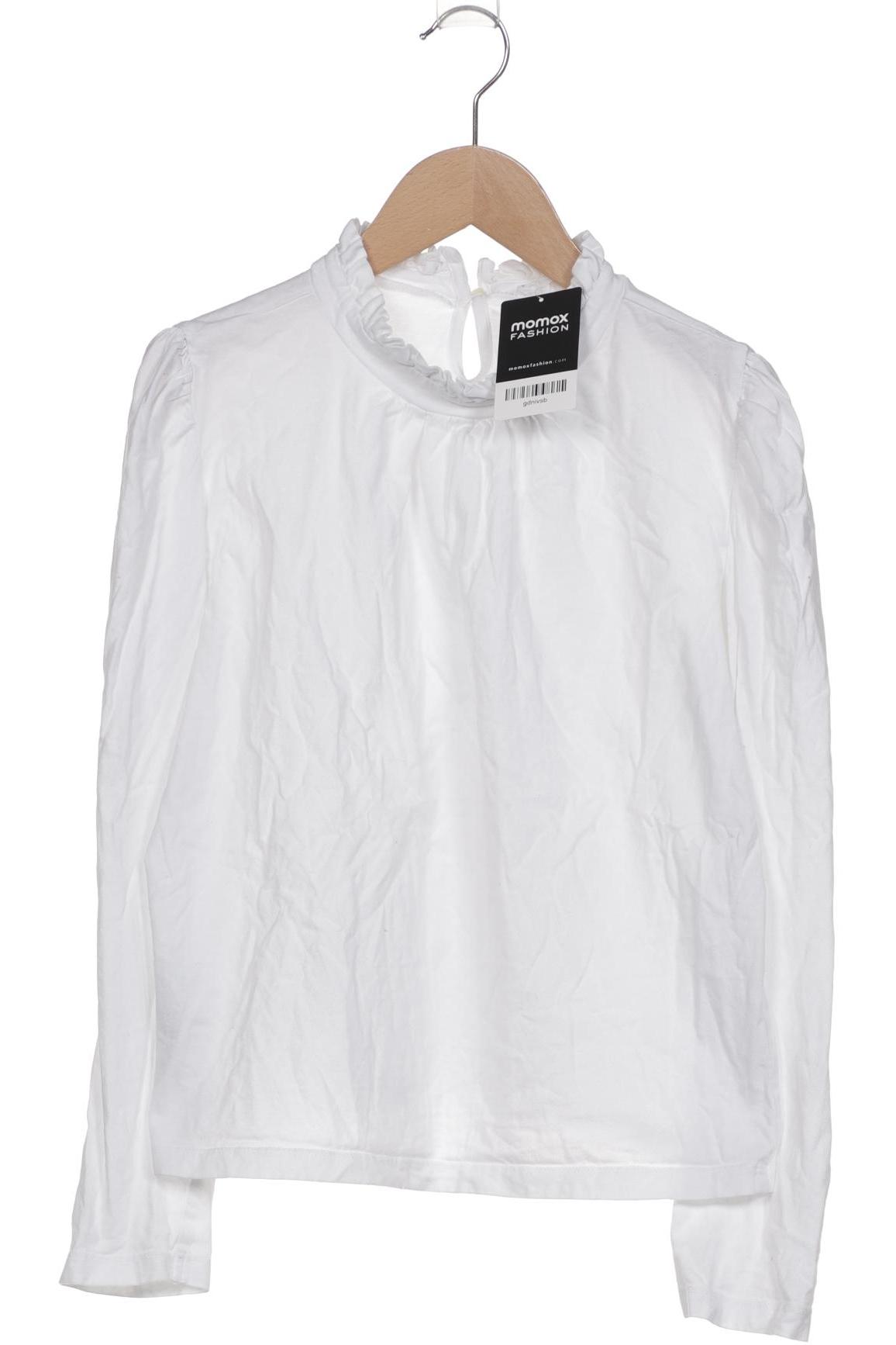 

Mango Damen Langarmshirt, weiß, Gr. 42