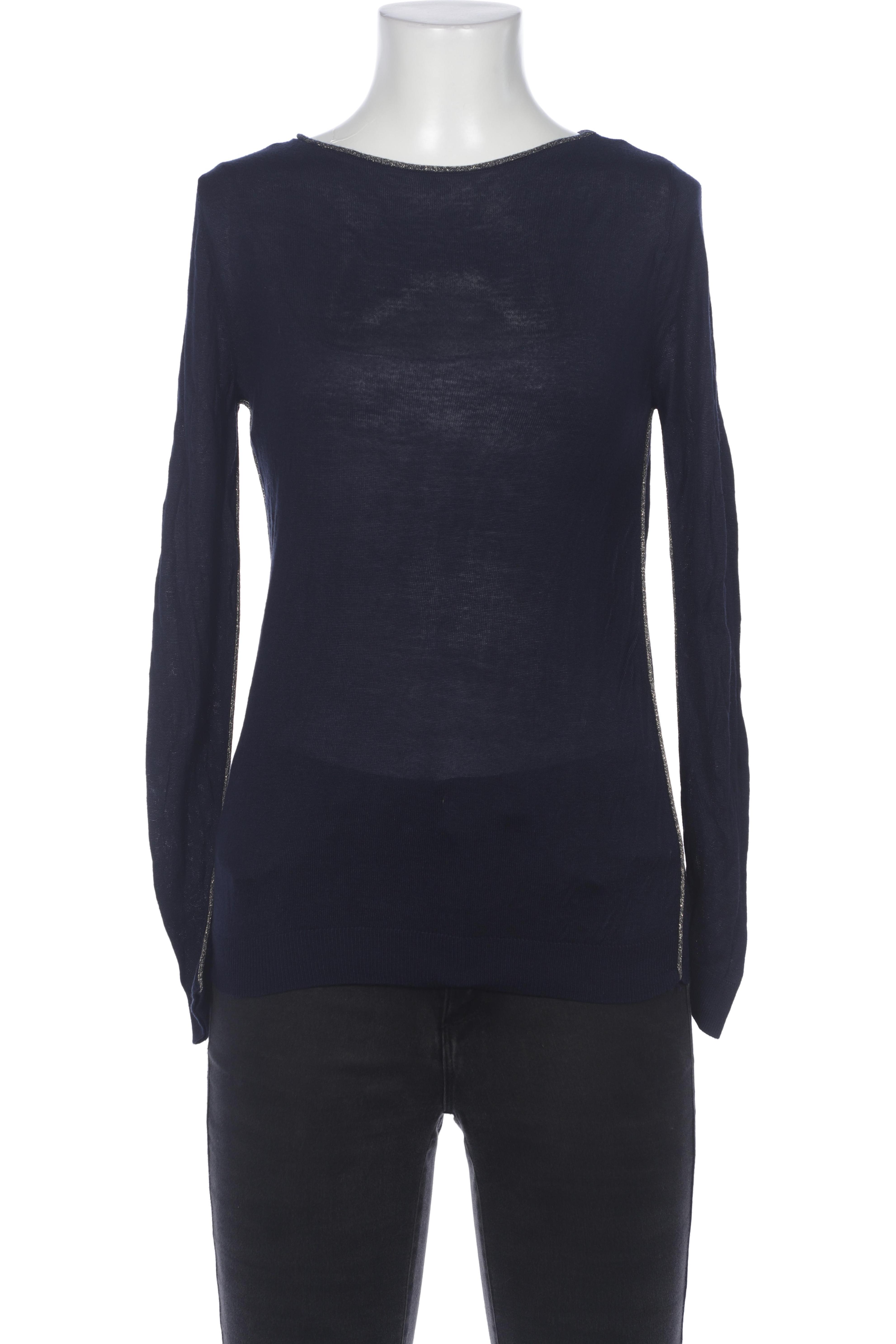 

Mango Damen Langarmshirt, marineblau, Gr. 36