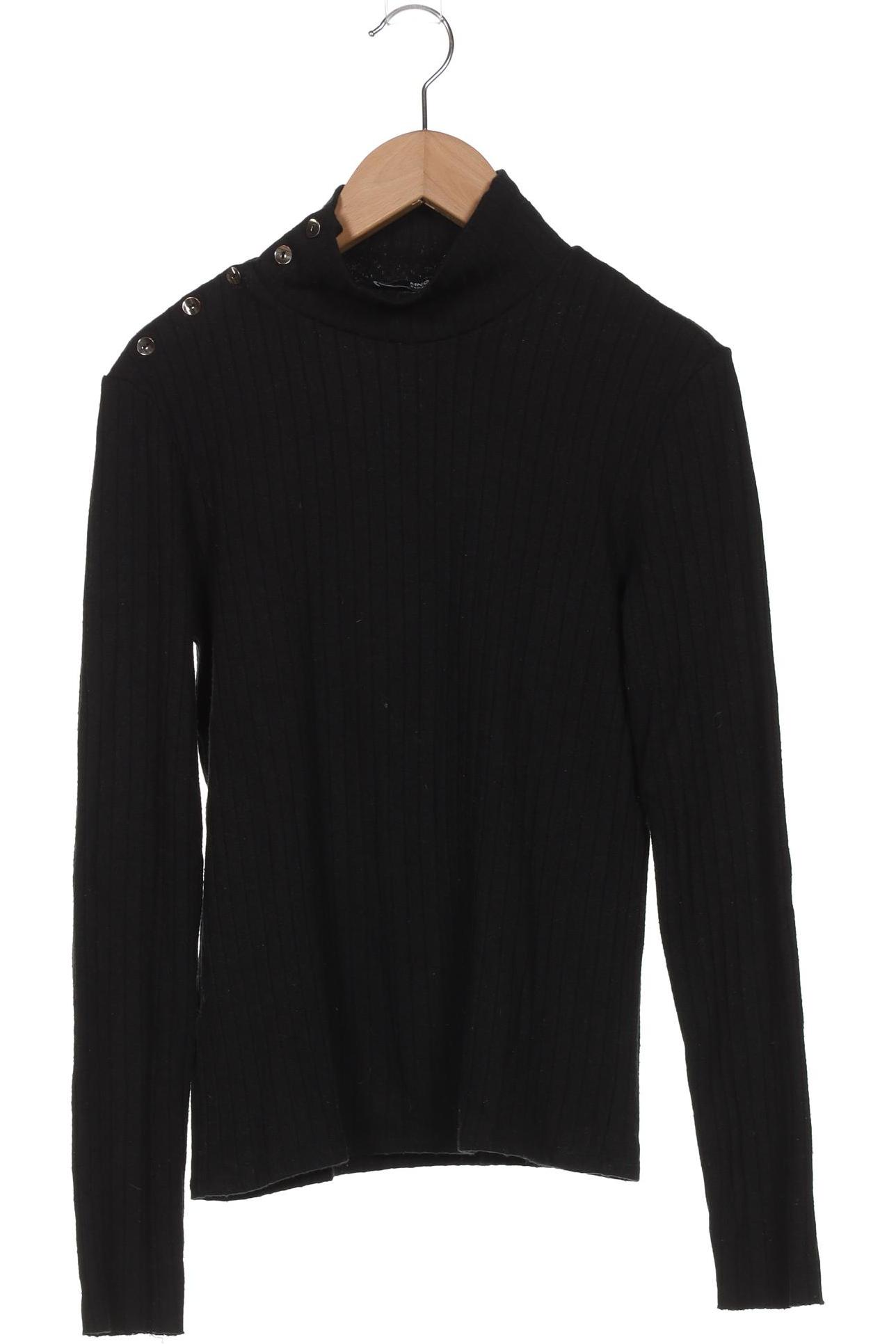 

Mango Damen Langarmshirt, schwarz, Gr. 36
