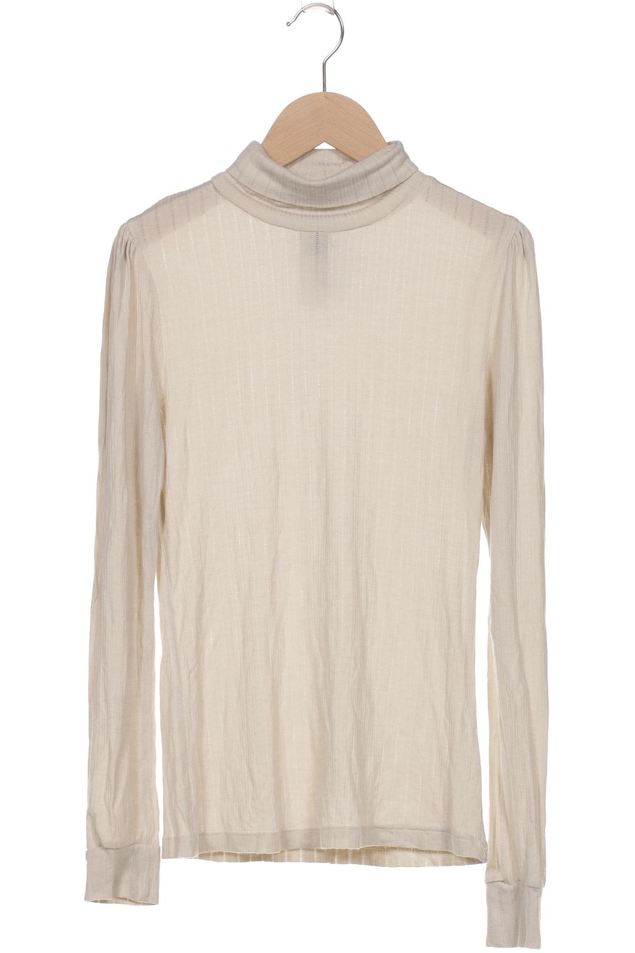 

Mango Damen Langarmshirt, beige, Gr. 42