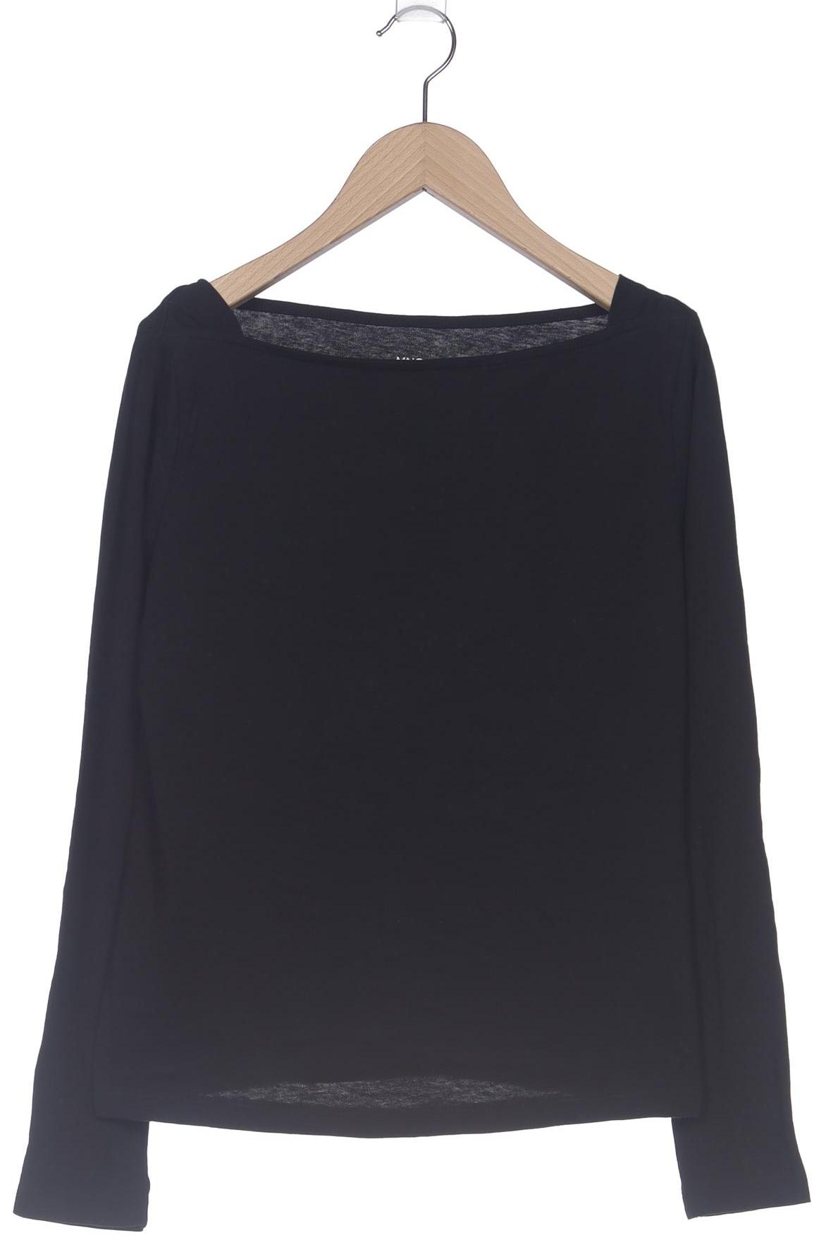 

Mango Damen Langarmshirt, schwarz, Gr. 36