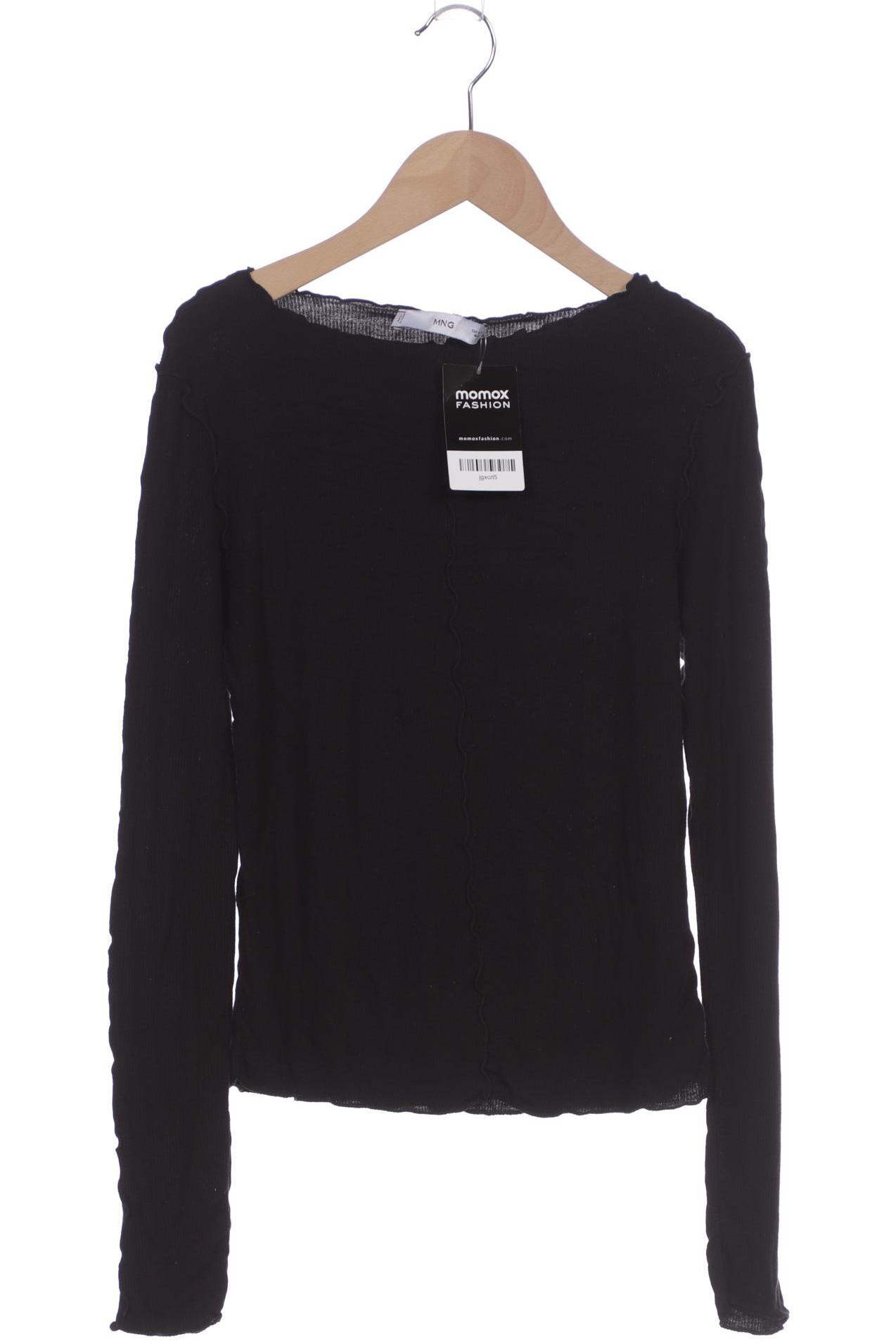 

Mango Damen Langarmshirt, schwarz, Gr. 38
