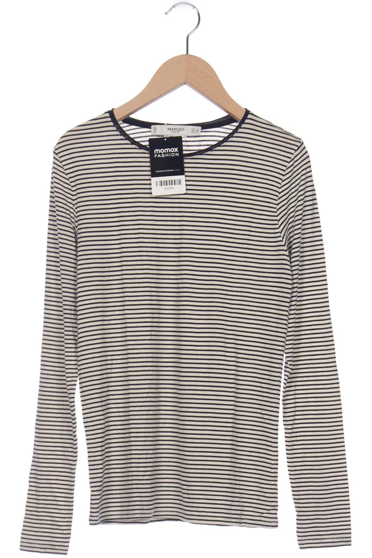 

Mango Damen Langarmshirt, beige, Gr. 36