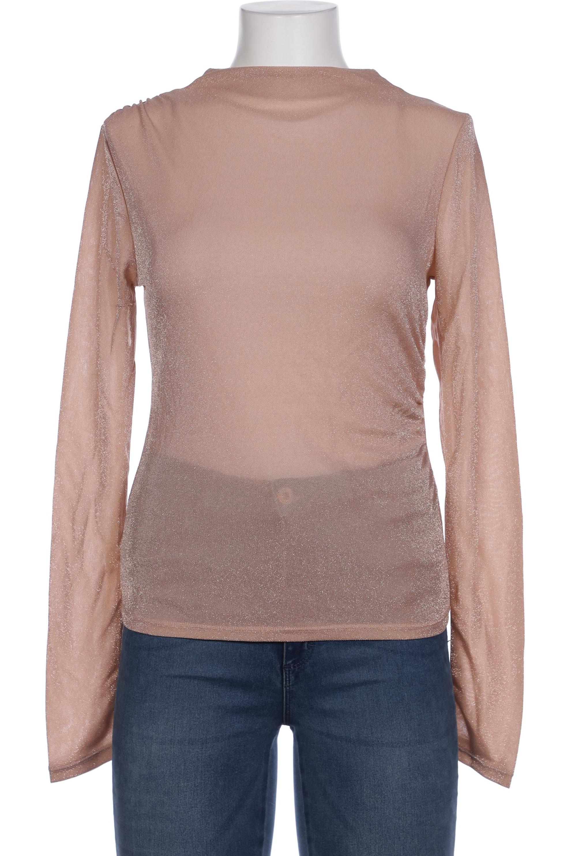 

Mango Damen Langarmshirt, beige, Gr. 42