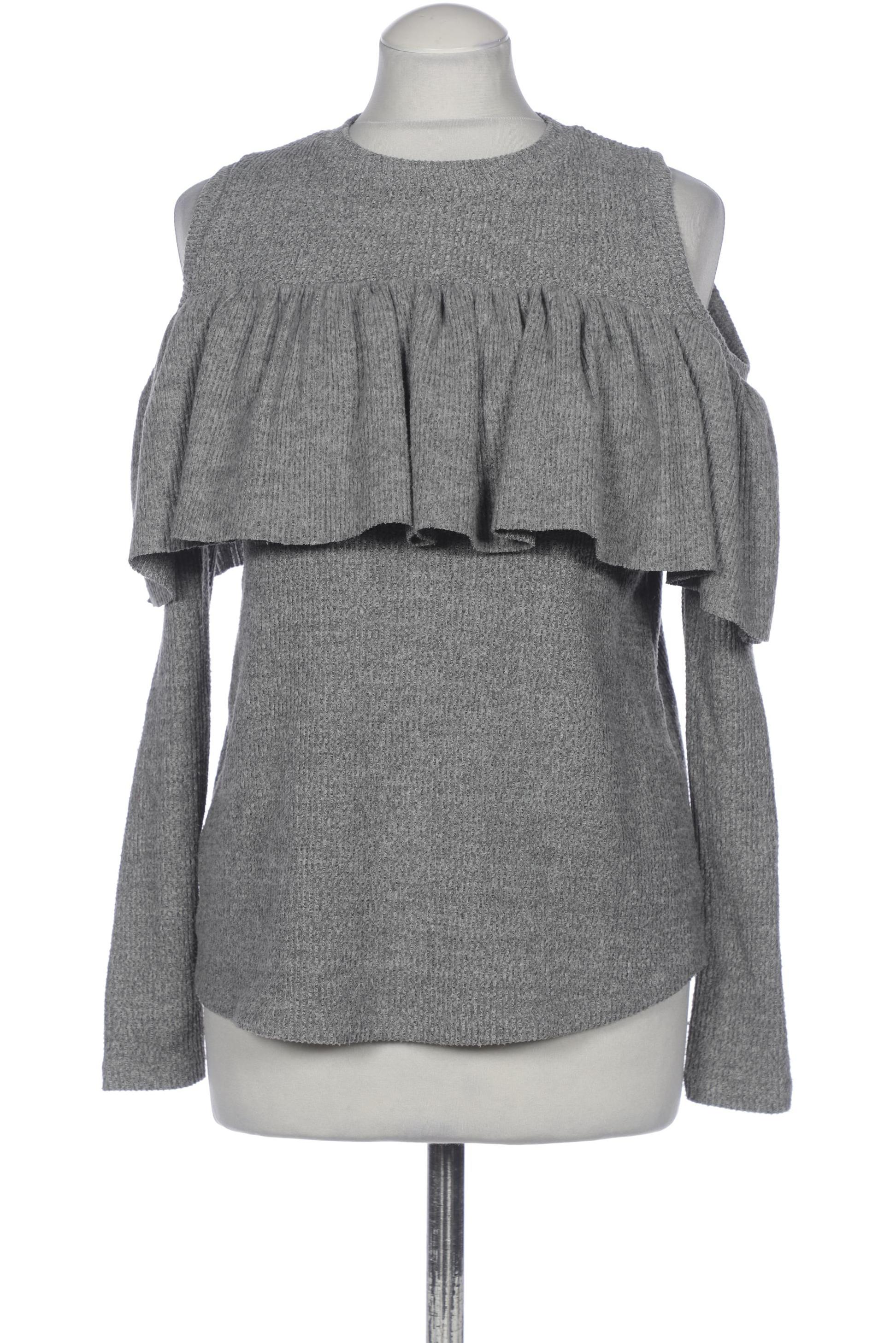 

Mango Damen Langarmshirt, grau, Gr. 36