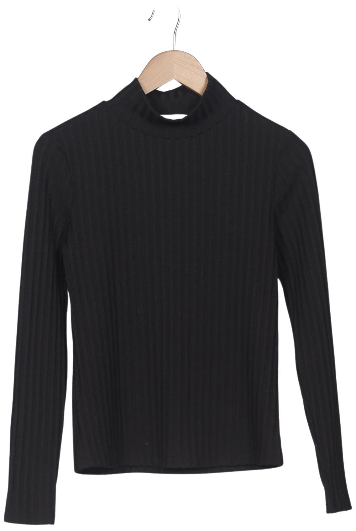 

Mango Damen Langarmshirt, schwarz, Gr. 38