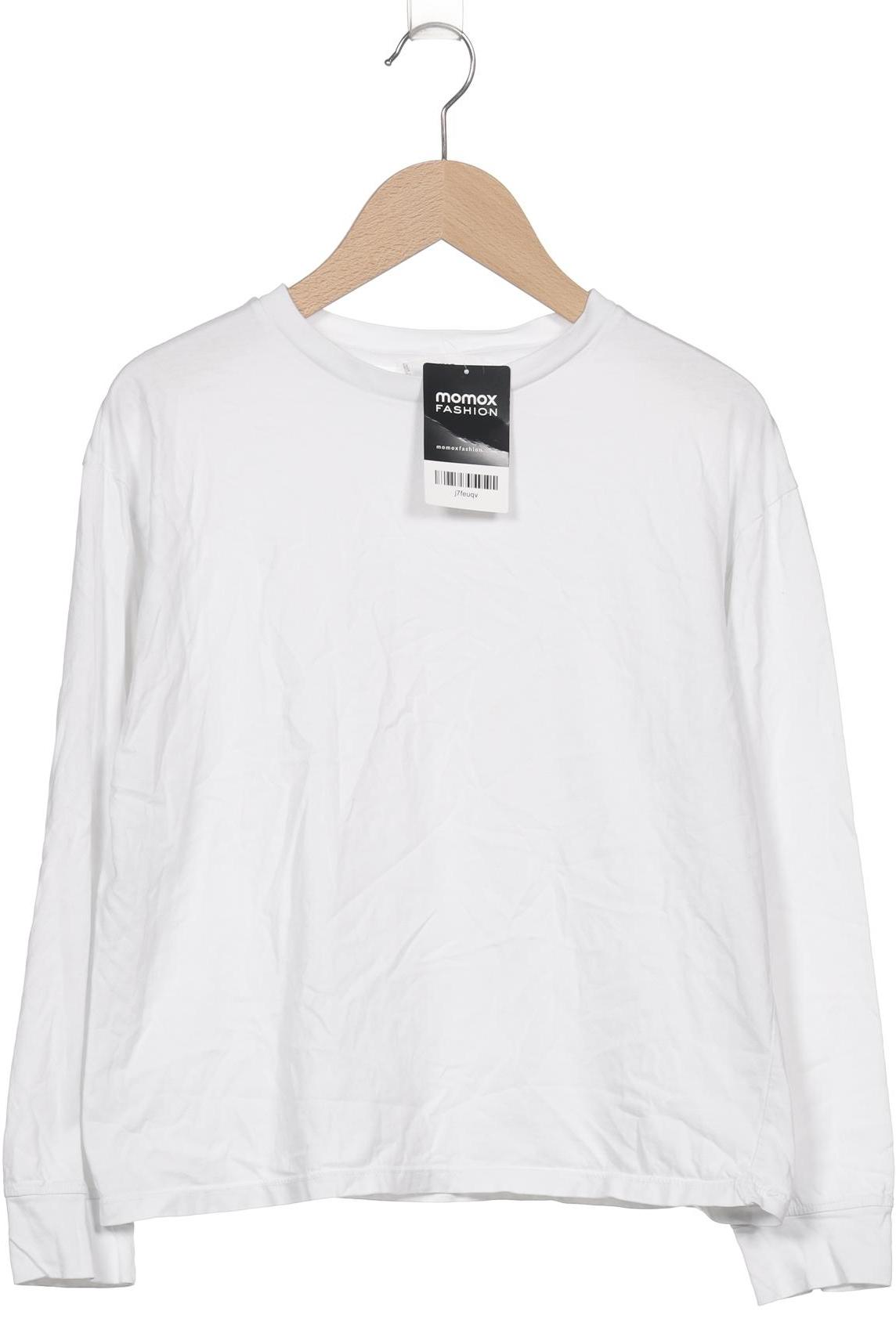 

Mango Damen Langarmshirt, weiß, Gr. 36
