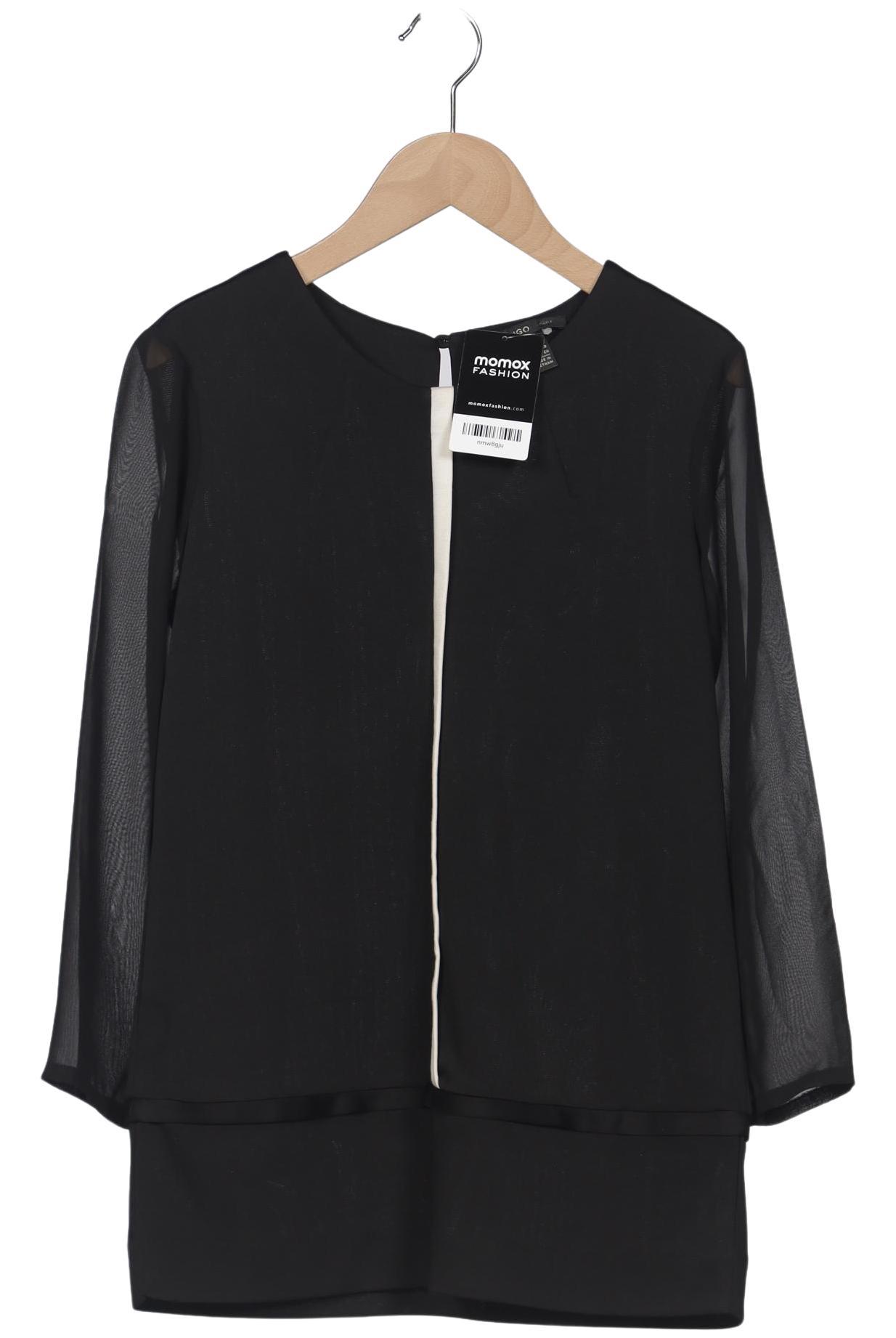 

Mango Damen Langarmshirt, schwarz, Gr. 36