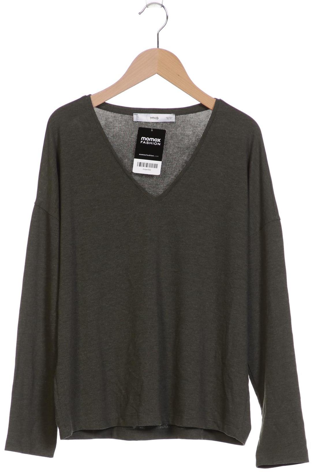 

Mango Damen Langarmshirt, grün, Gr. 36