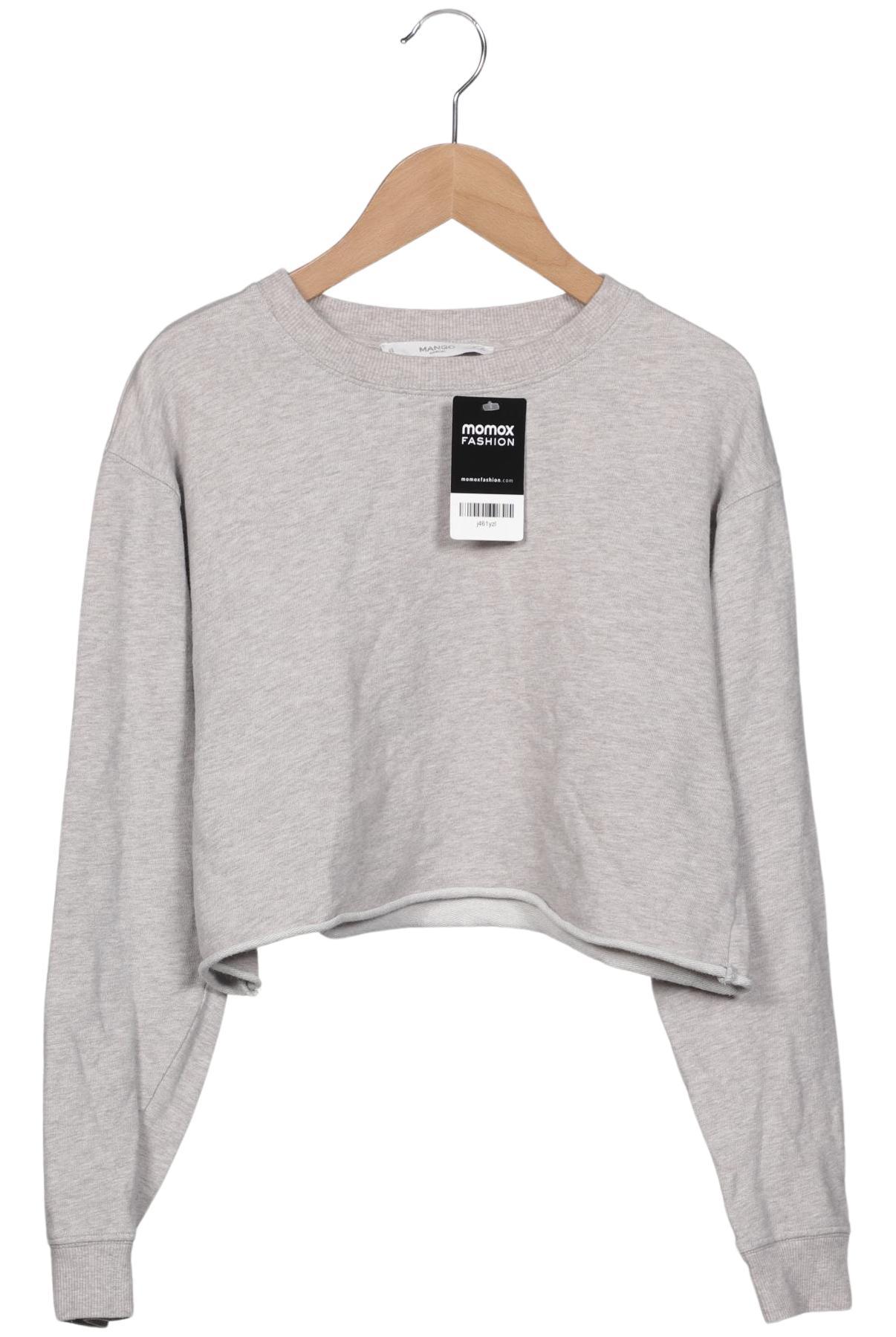 

Mango Damen Langarmshirt, grau, Gr. 36