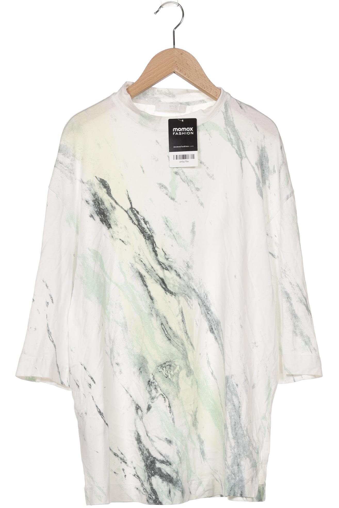 

Mango Damen Langarmshirt, weiß, Gr. 36