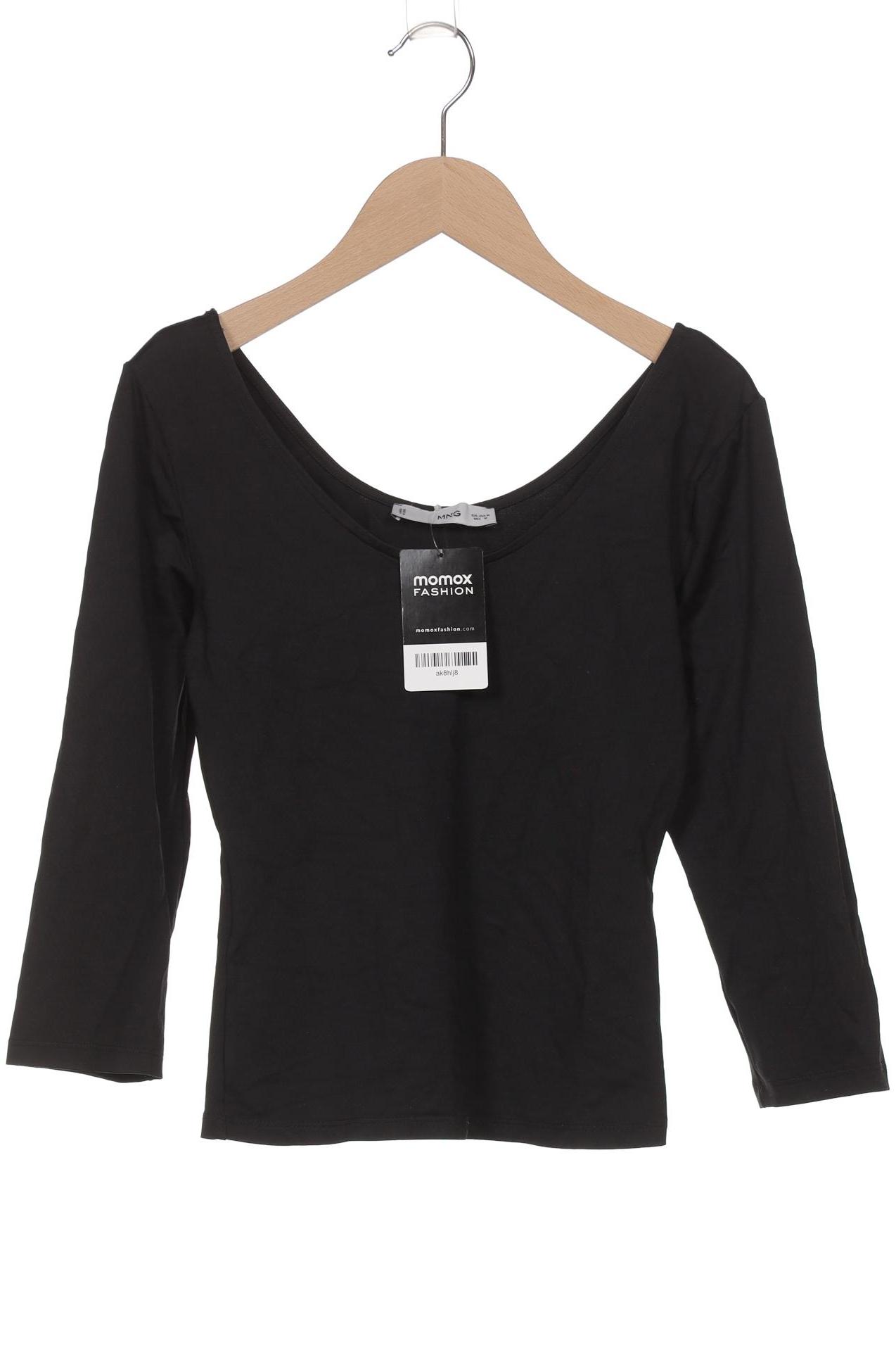 

Mango Damen Langarmshirt, schwarz, Gr. 38