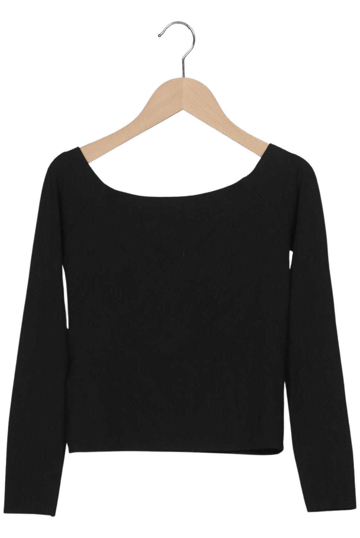 

Mango Damen Langarmshirt, schwarz, Gr. 36